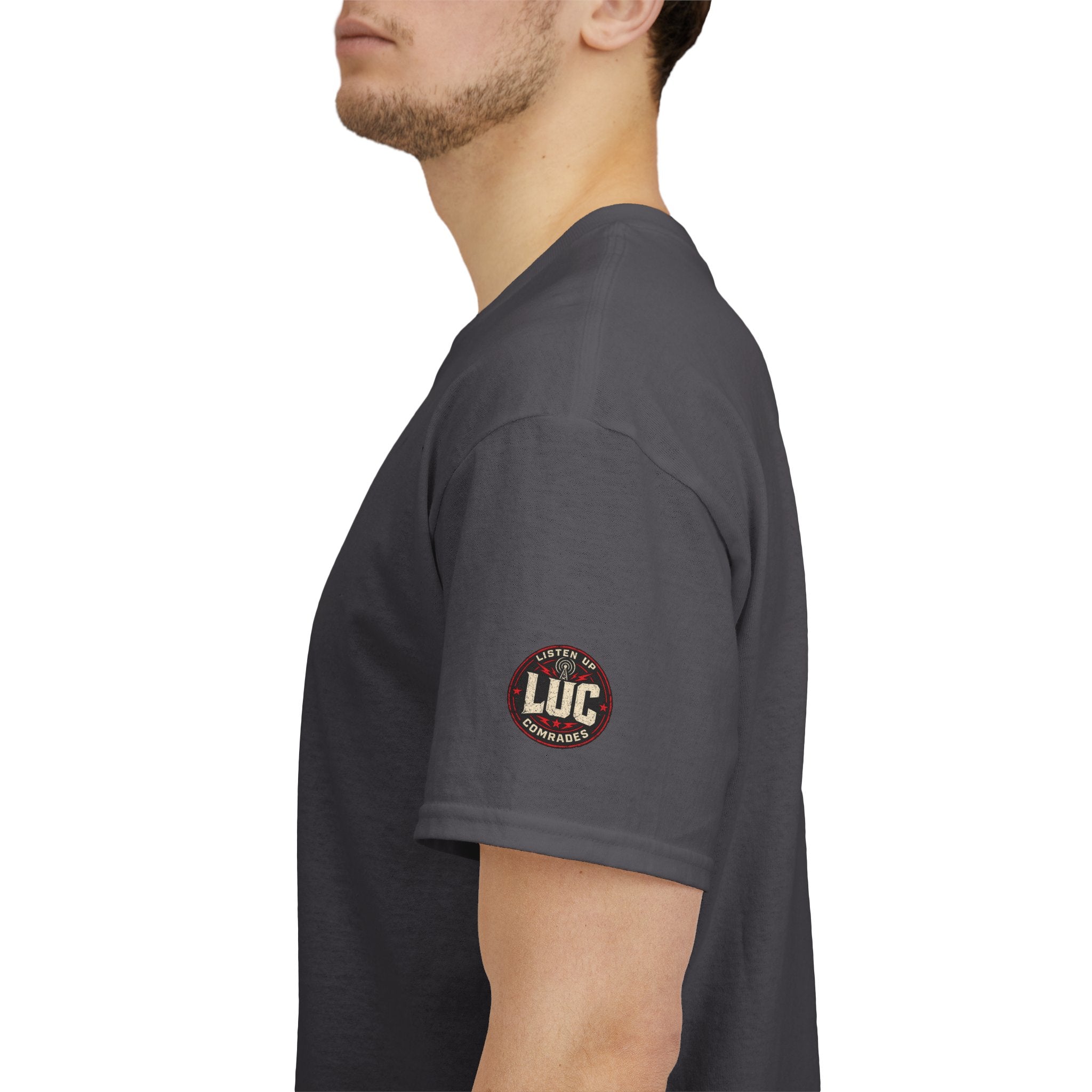 Listen Up Comrades Megaphone Graphic Tee