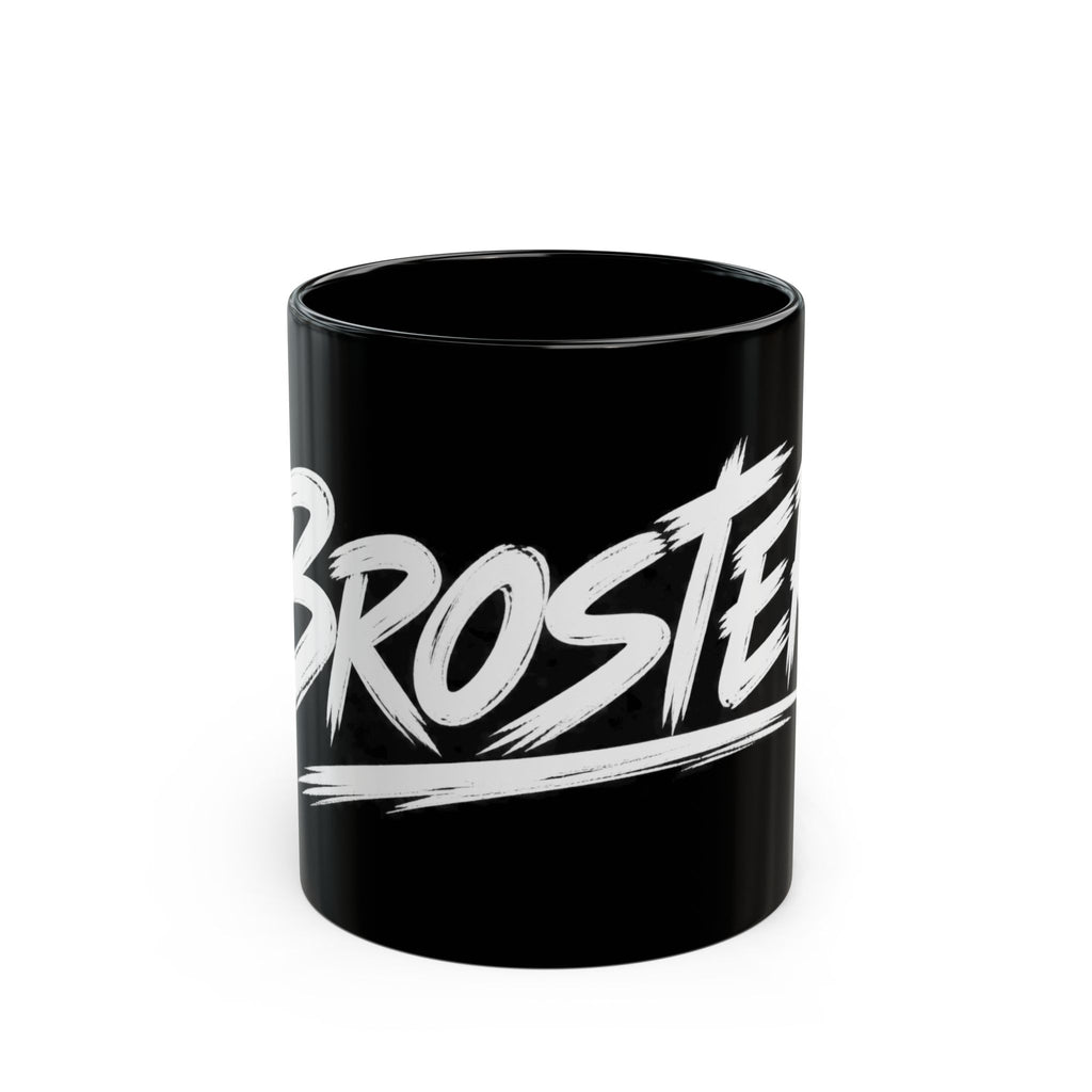 Broster Black Coffee Mug