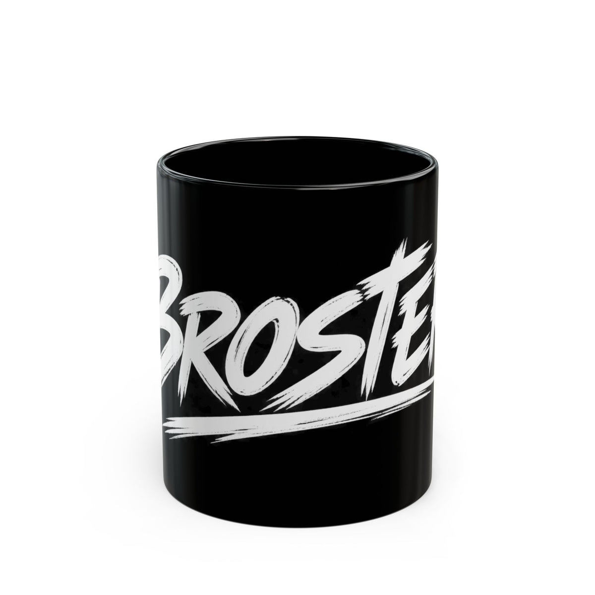 Broster Black Coffee Mug