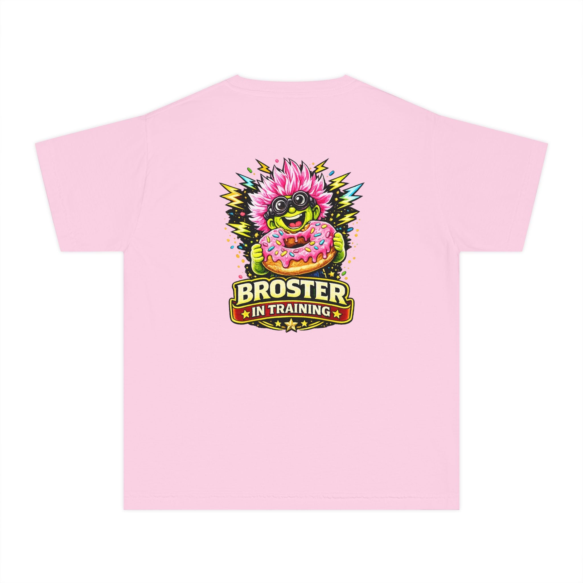 "Broster In Training" Cute Monster Donut Youth T-Shirt