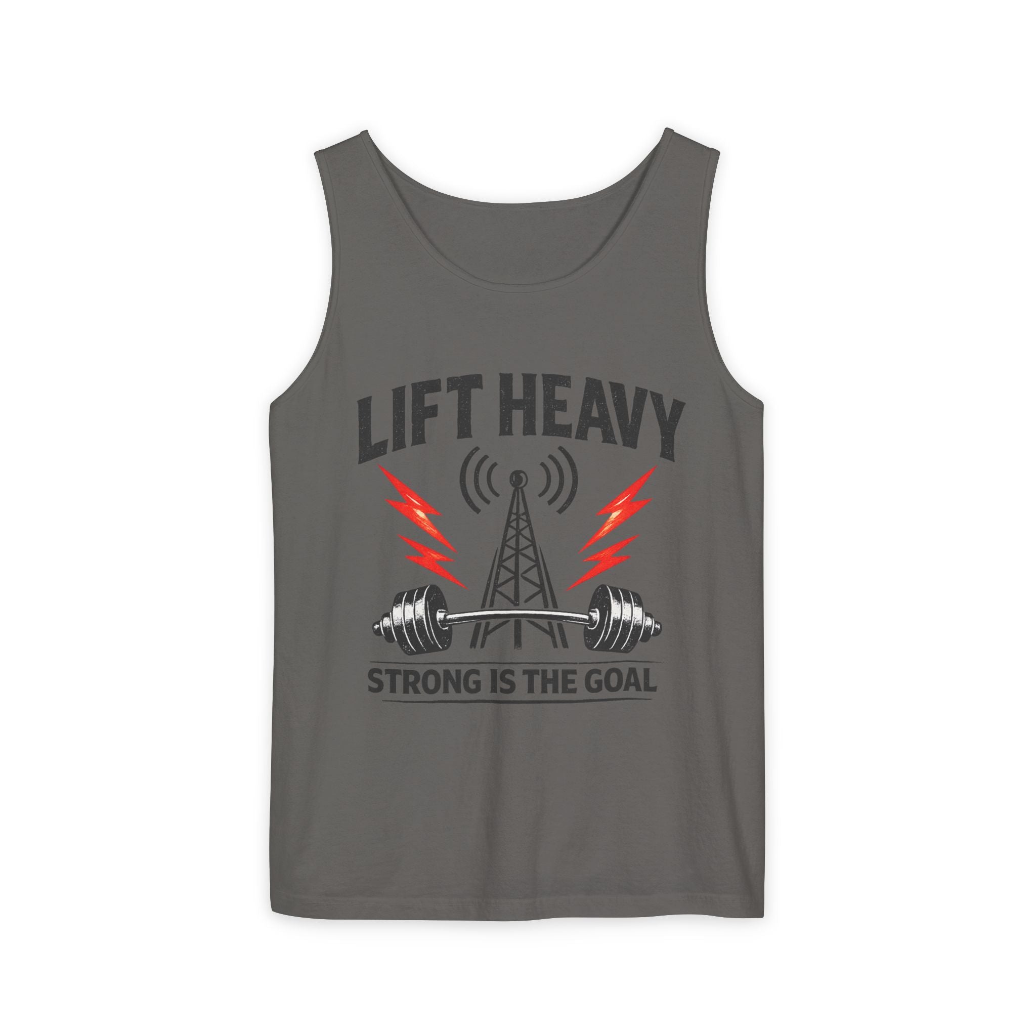 "Lift Heavy, Strong Is The Goal" Tank Top