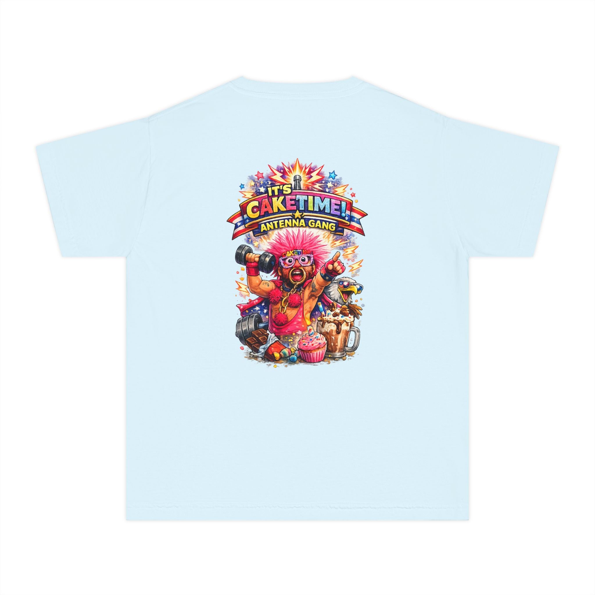 Antenna Gang Colorful 'Cake Time!' T-Shirt For Kids
