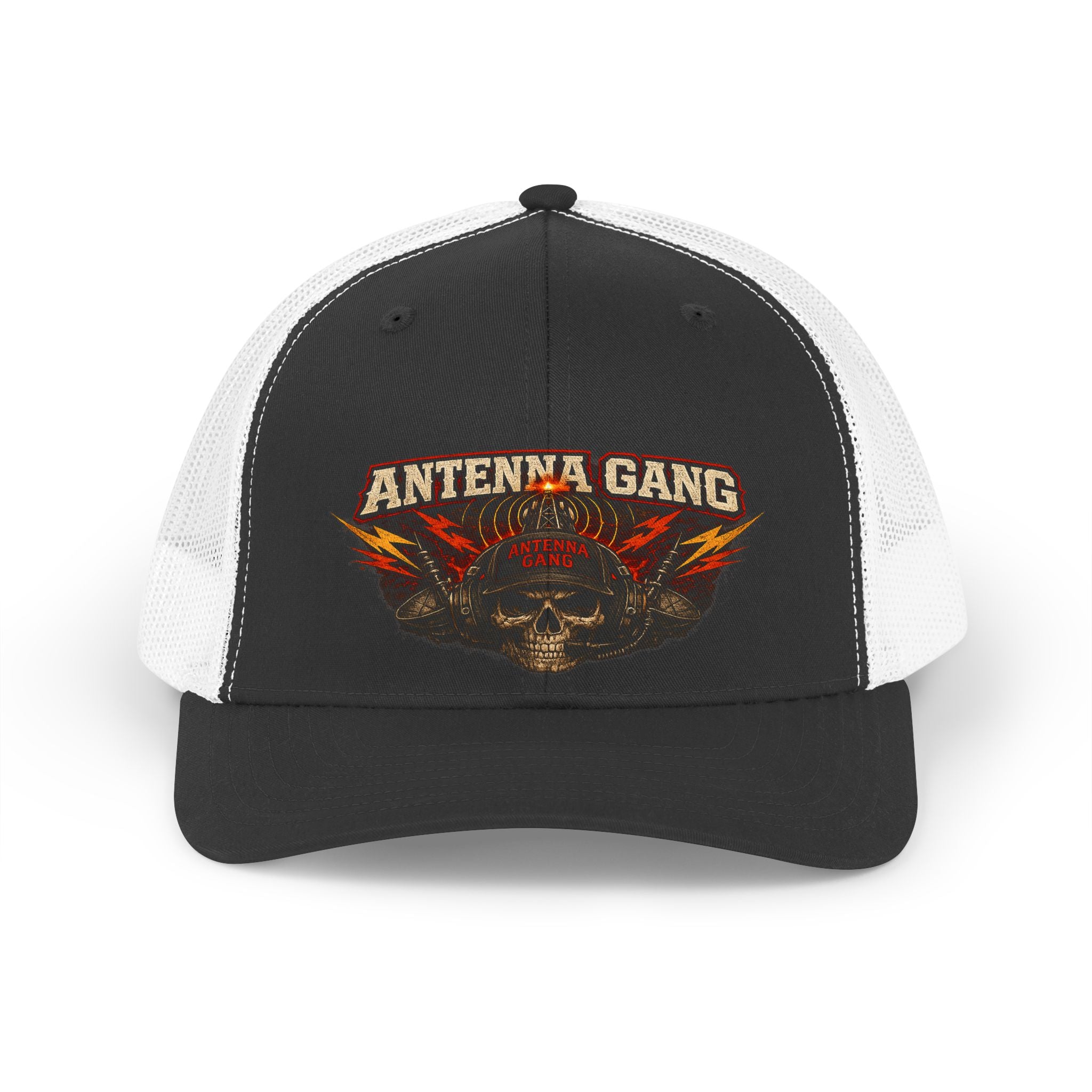 Antenna Gang Skull Mesh Cap