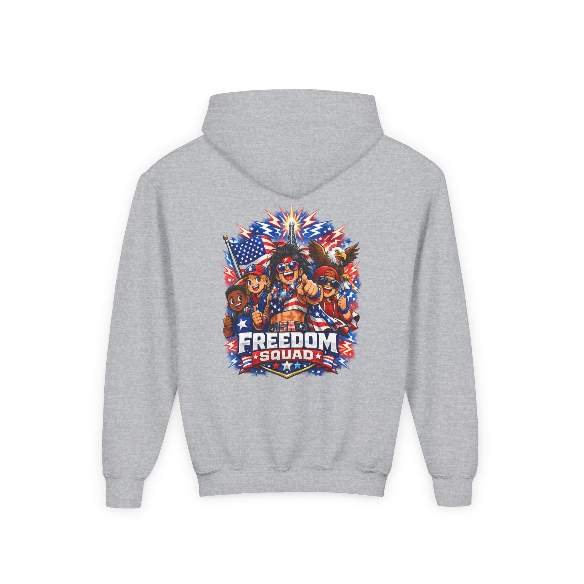 Freedom Squad Patriotic Kids Hoodie