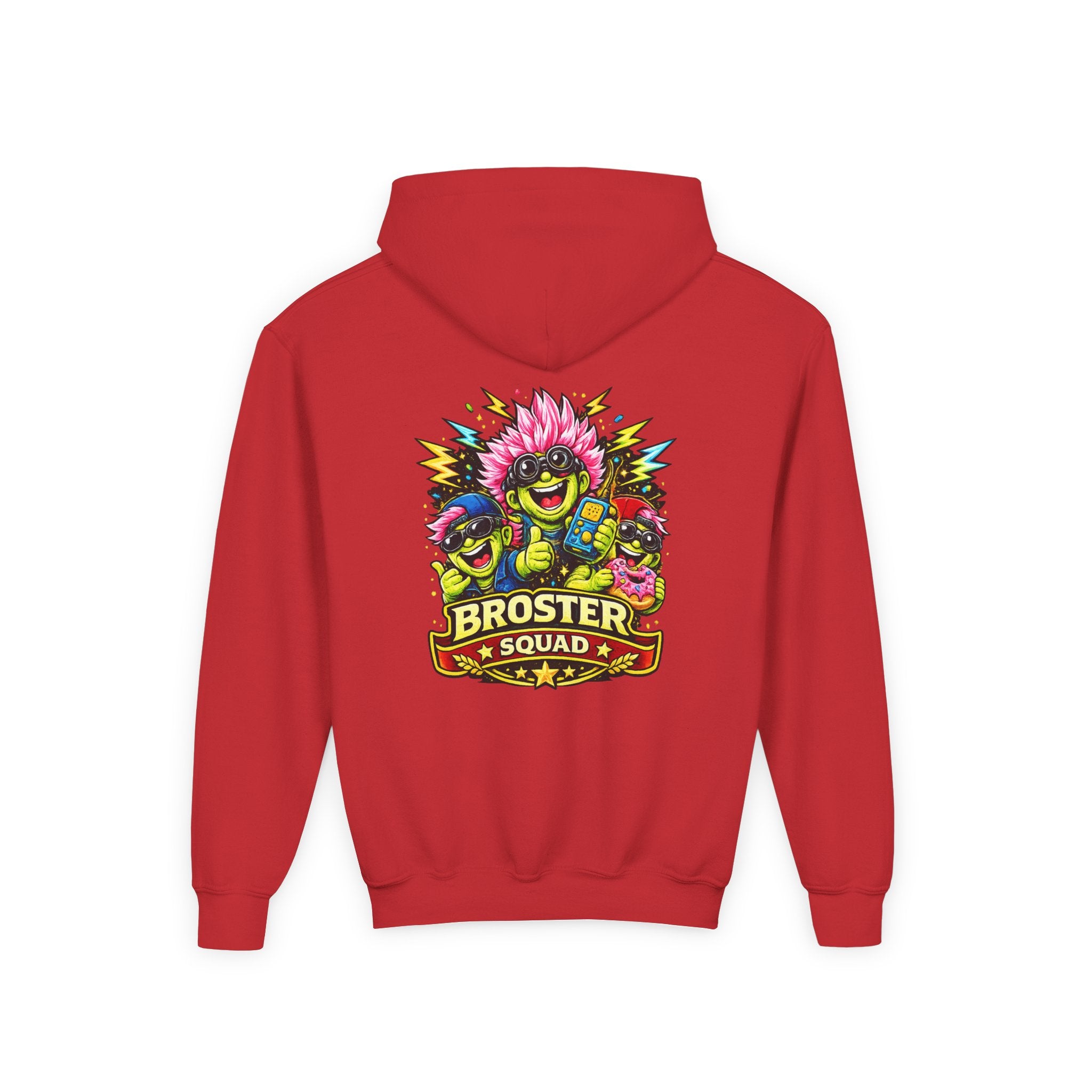Broster Squad Neon Youth Hoodie