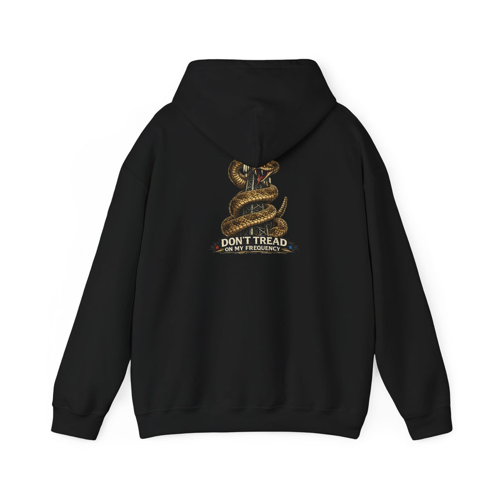 Hoodie — 'Don't Tread On My Freedoms' Coiled Snake Graphic Hoodie