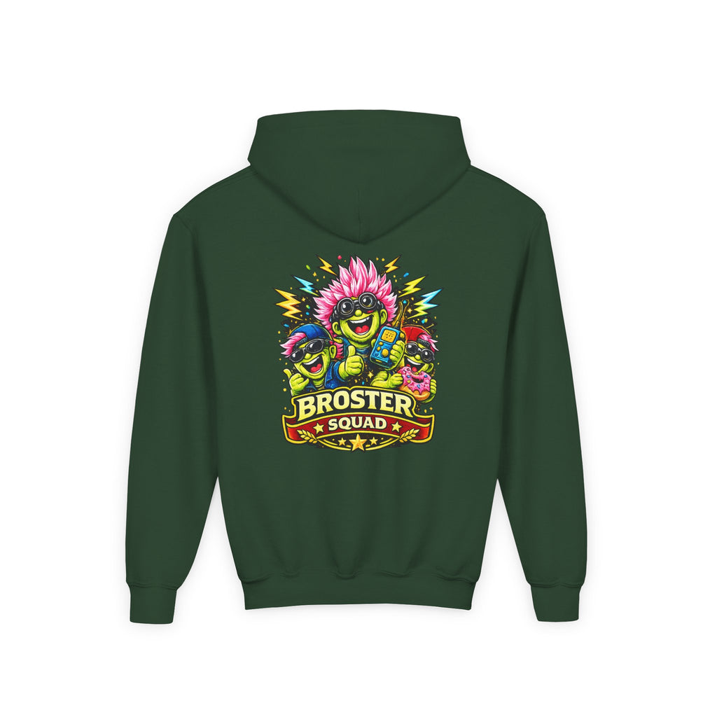 Broster Squad Neon Youth Hoodie