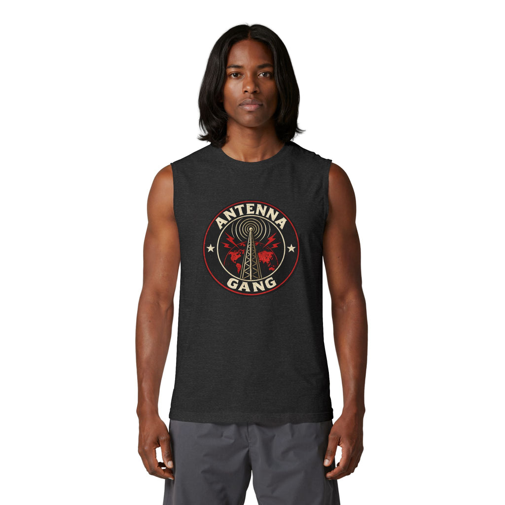 Antenna Gang Radio Tower Muscle Tank