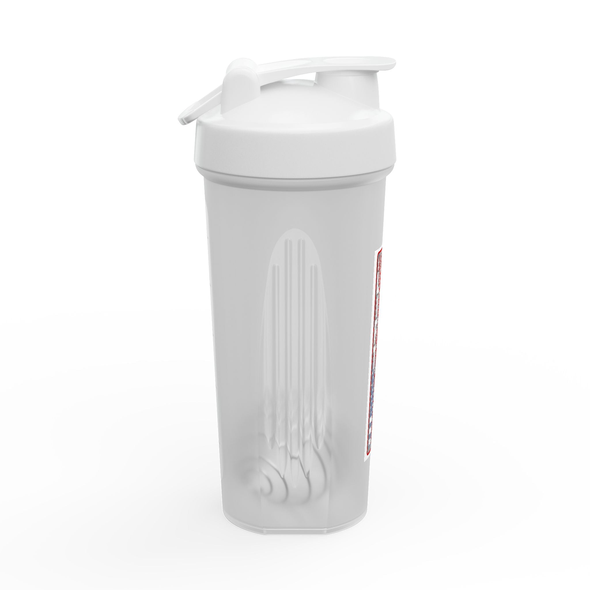 Protein Shaker Bottle 'Lift Heavy, Leave' American Flag Fitness Shaker