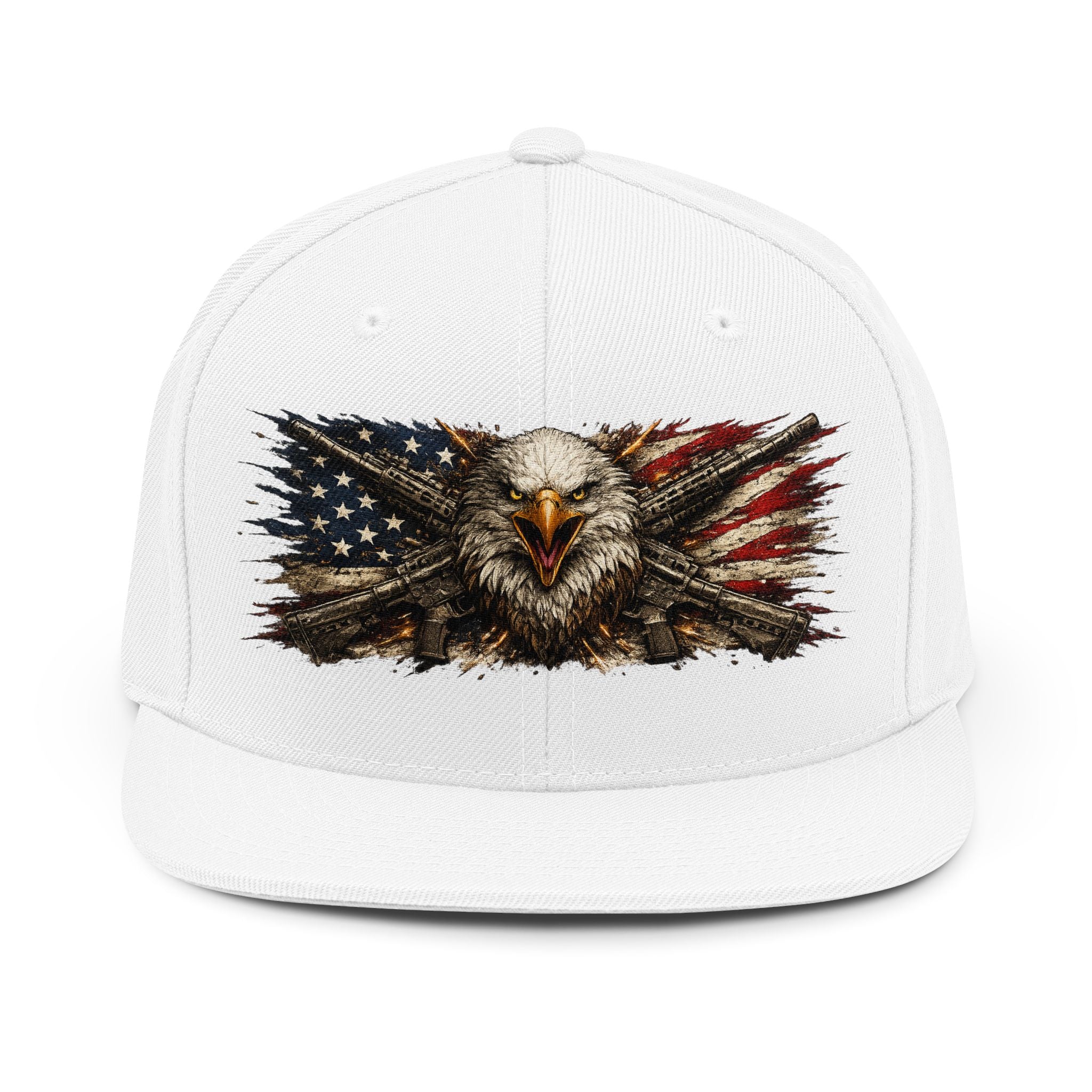 Patriotic Eagle Snapback Hat