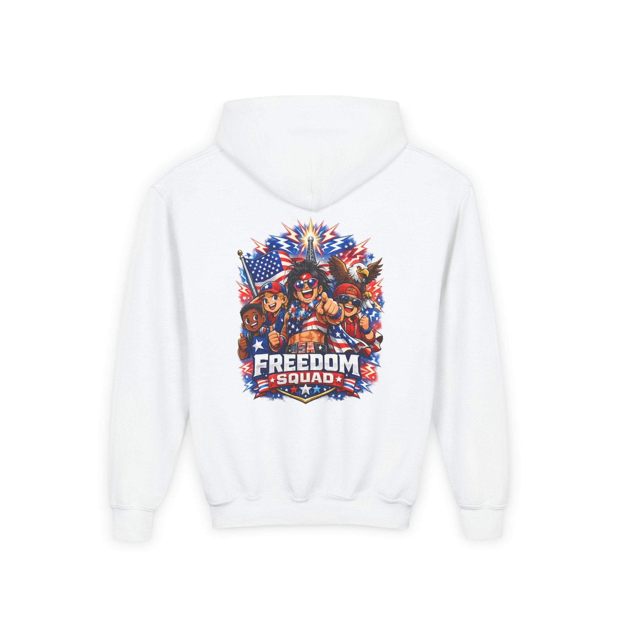 Freedom Squad Patriotic Kids Hoodie
