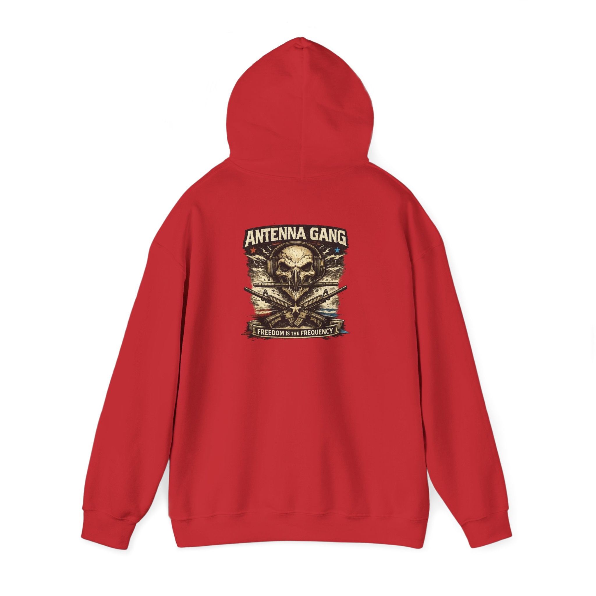 Antenna Gang Skull & Crossed Rifles Hoodie