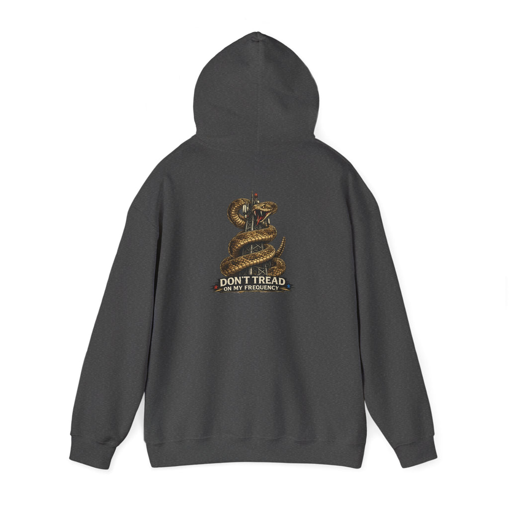 Hoodie — 'Don't Tread On My Freedoms' Coiled Snake Graphic Hoodie
