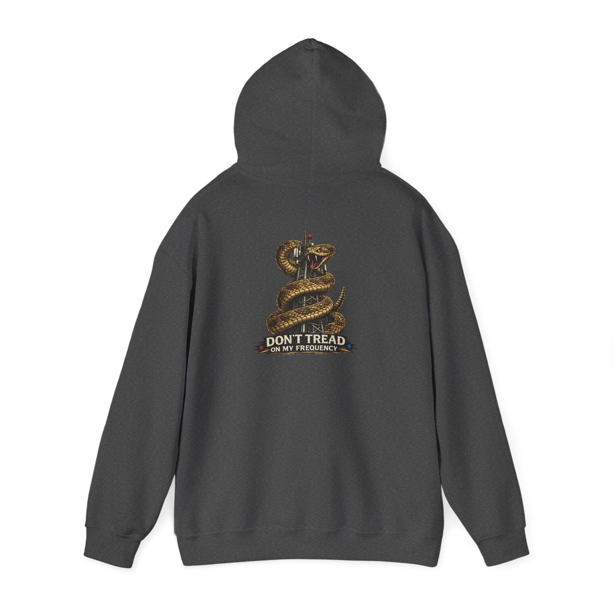 Hoodie — 'Don't Tread On My Freedoms' Coiled Snake Graphic Hoodie