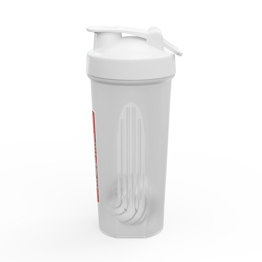 Protein Shaker Bottle 'Lift Heavy, Leave' American Flag Fitness Shaker