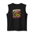 Caffeine-Powered "Broster" Muscle Tank — Retro Energy Graphic Tank Top