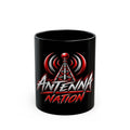 Antenna Nation Black Coffee Mug