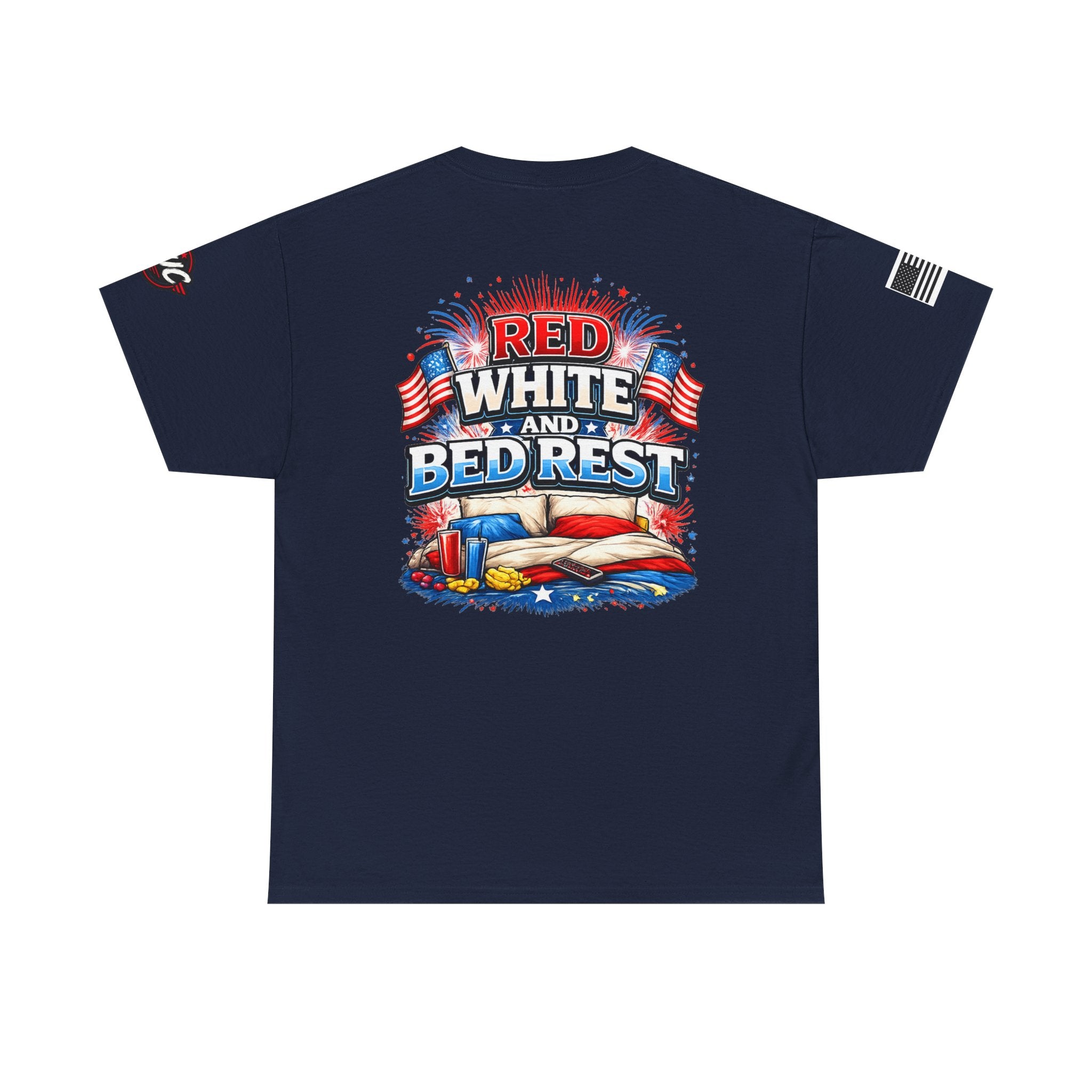 Patriotic 'Red White and Bed Rest' T-Shirt