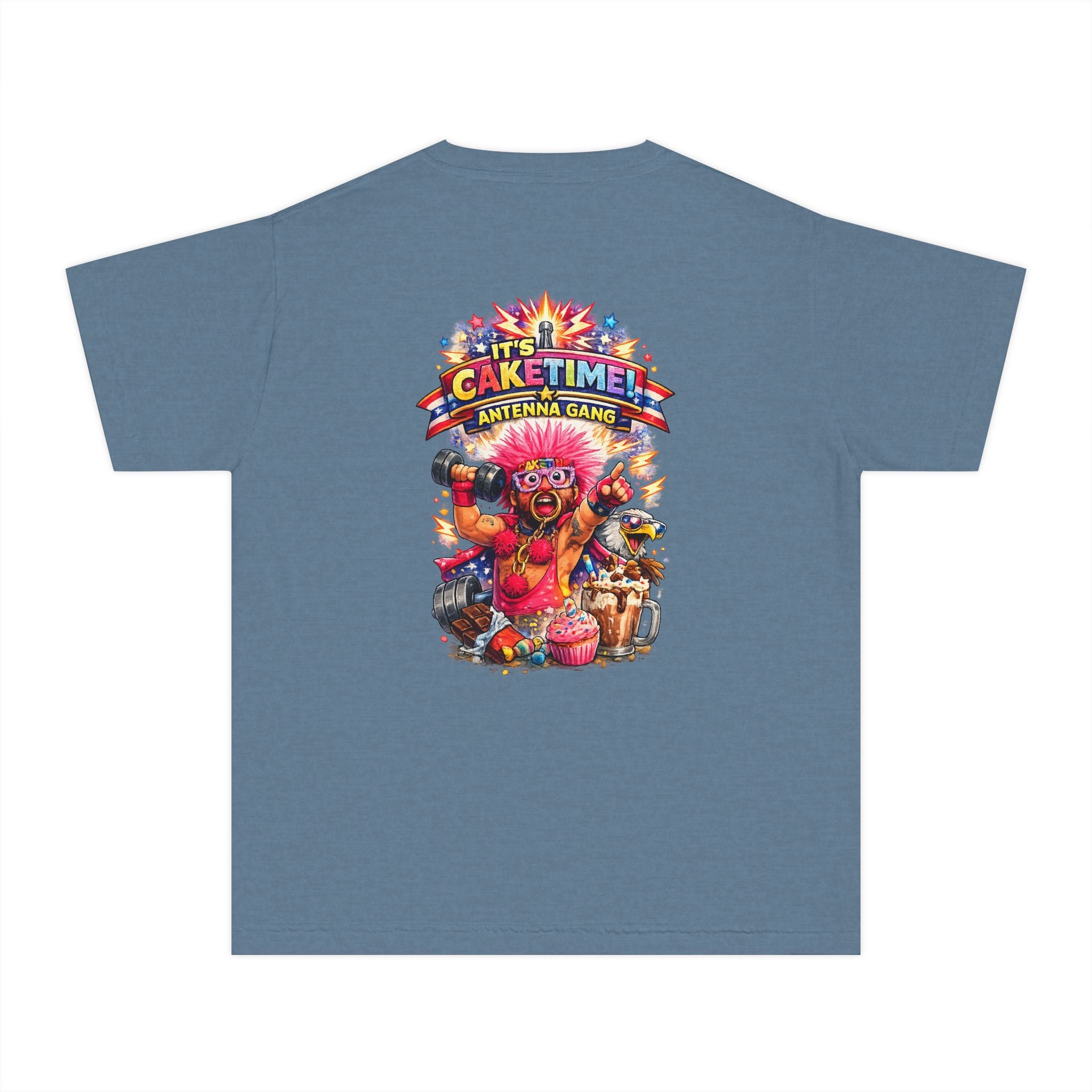 Antenna Gang Colorful 'Cake Time!' T-Shirt For Kids