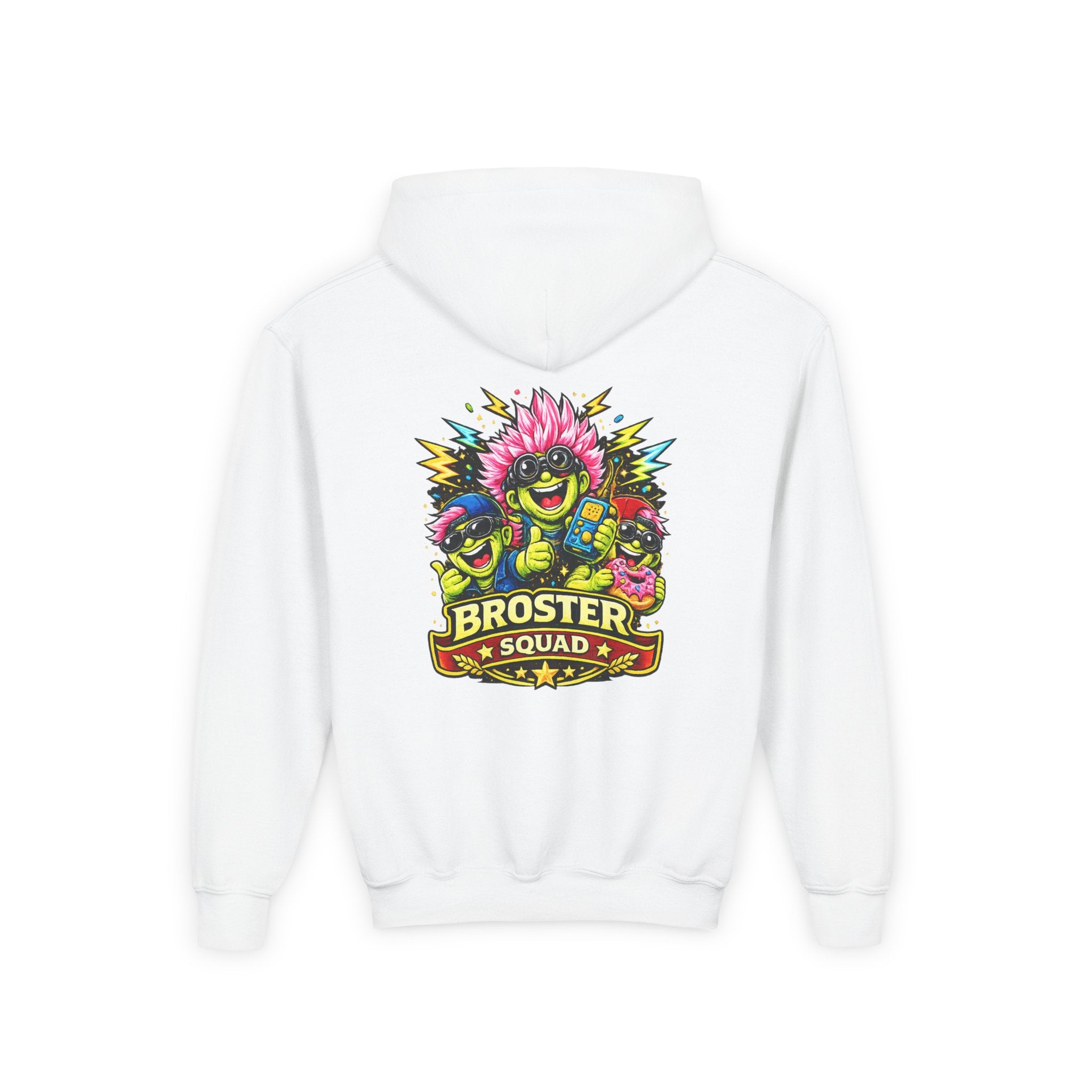 Broster Squad Neon Youth Hoodie