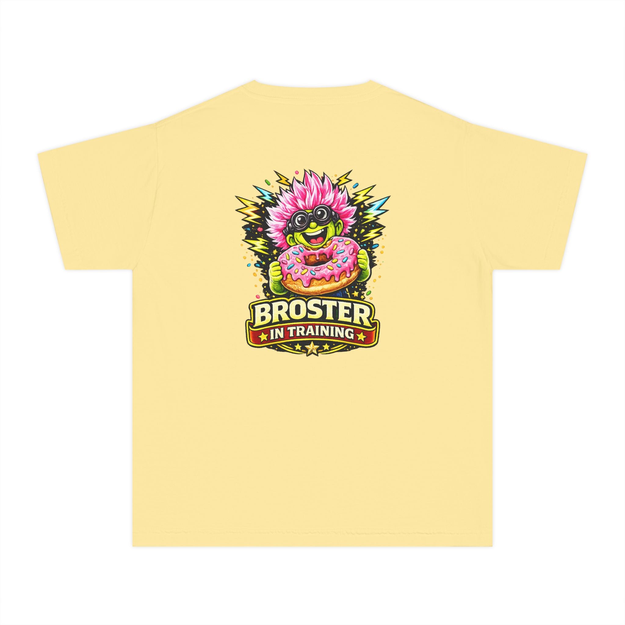"Broster In Training" Cute Monster Donut Youth T-Shirt