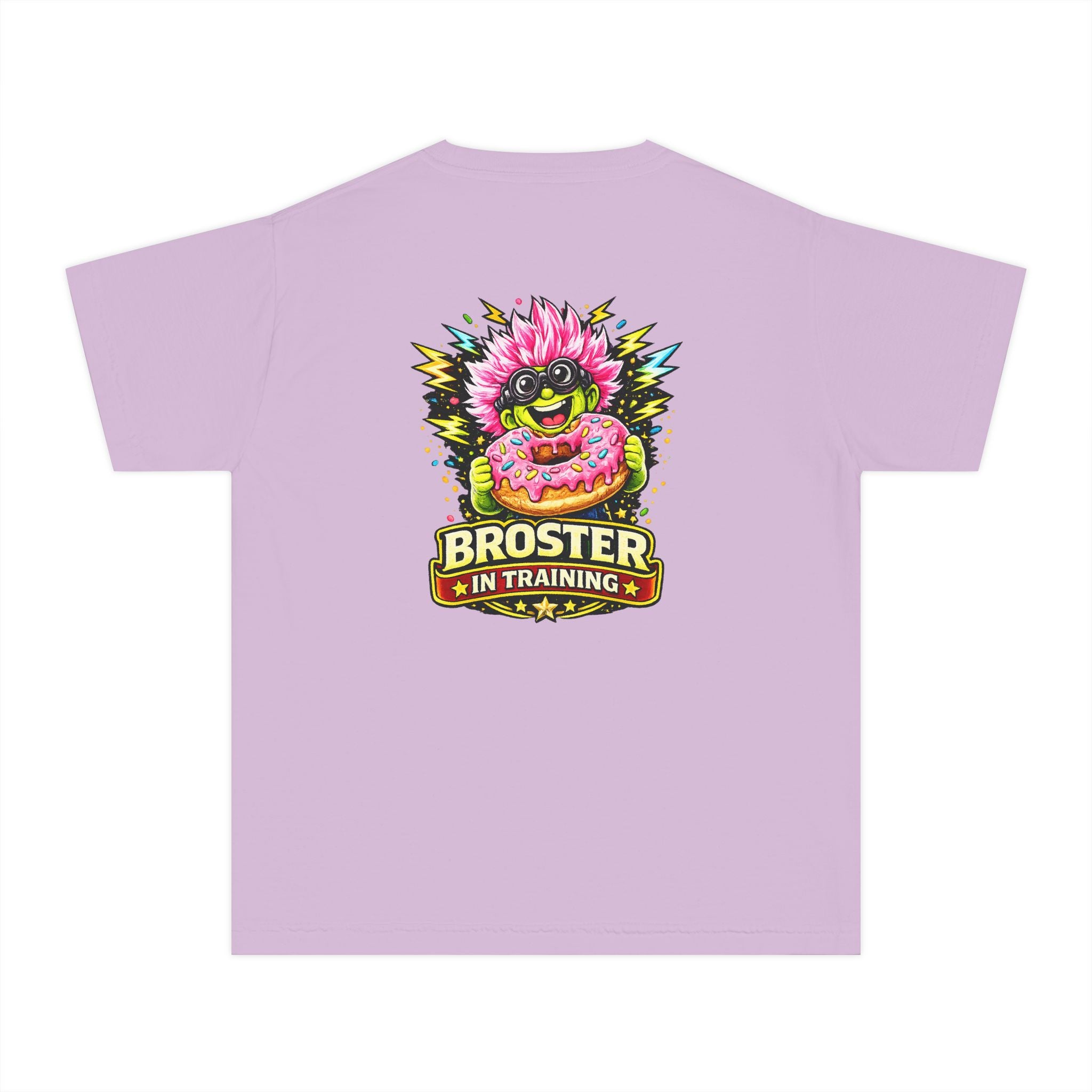 "Broster In Training" Cute Monster Donut Youth T-Shirt