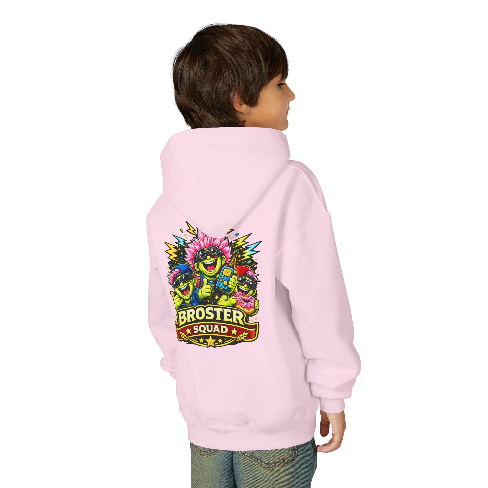 Broster Squad Neon Youth Hoodie