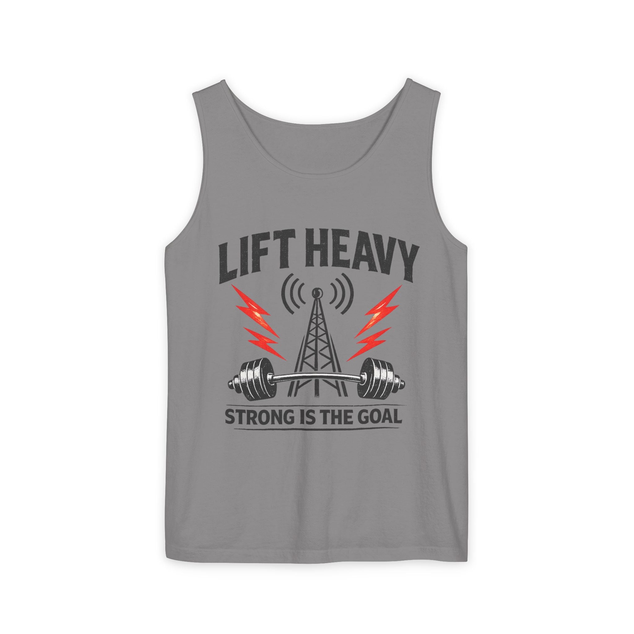 "Lift Heavy, Strong Is The Goal" Tank Top