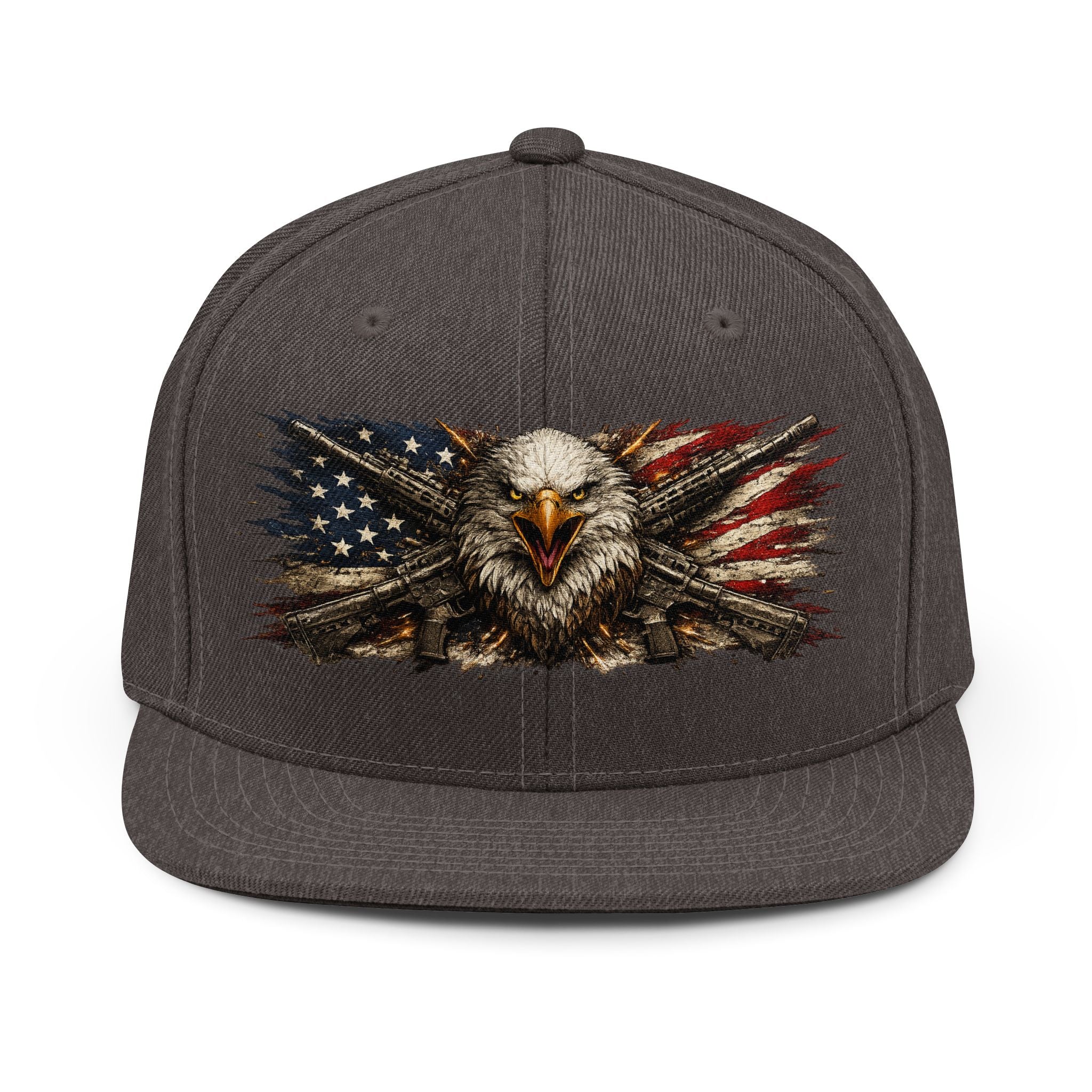 Patriotic Eagle Snapback Hat