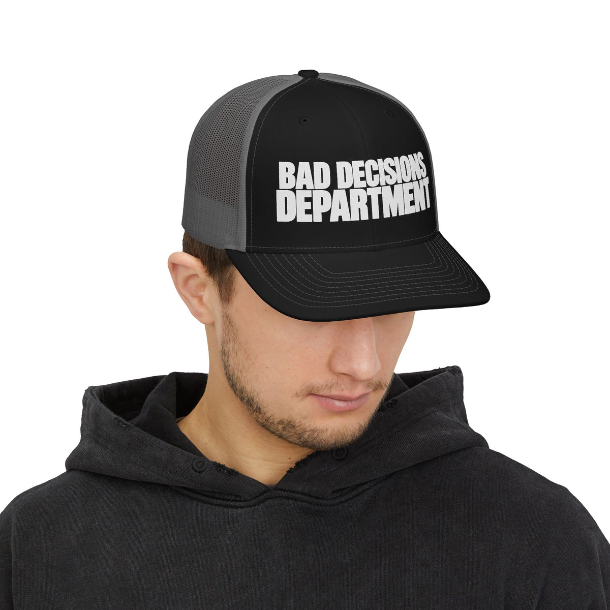 Bad Decisions Department Snapback Hat