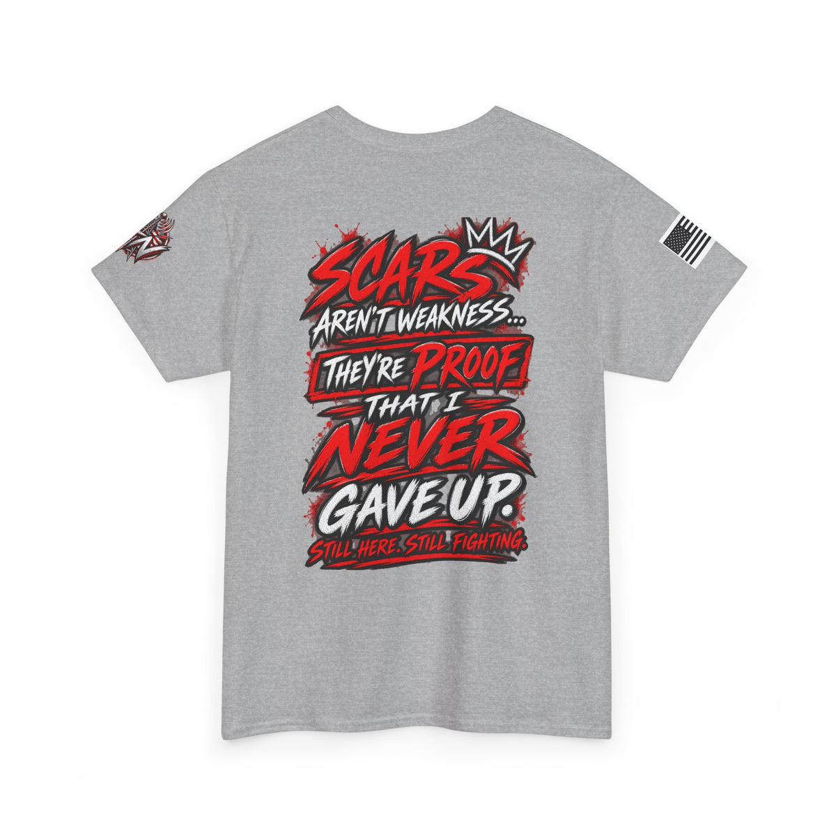 Scars Aren't Weakness Tee — Inspirational Men's/Women's Motivational T-Shirt