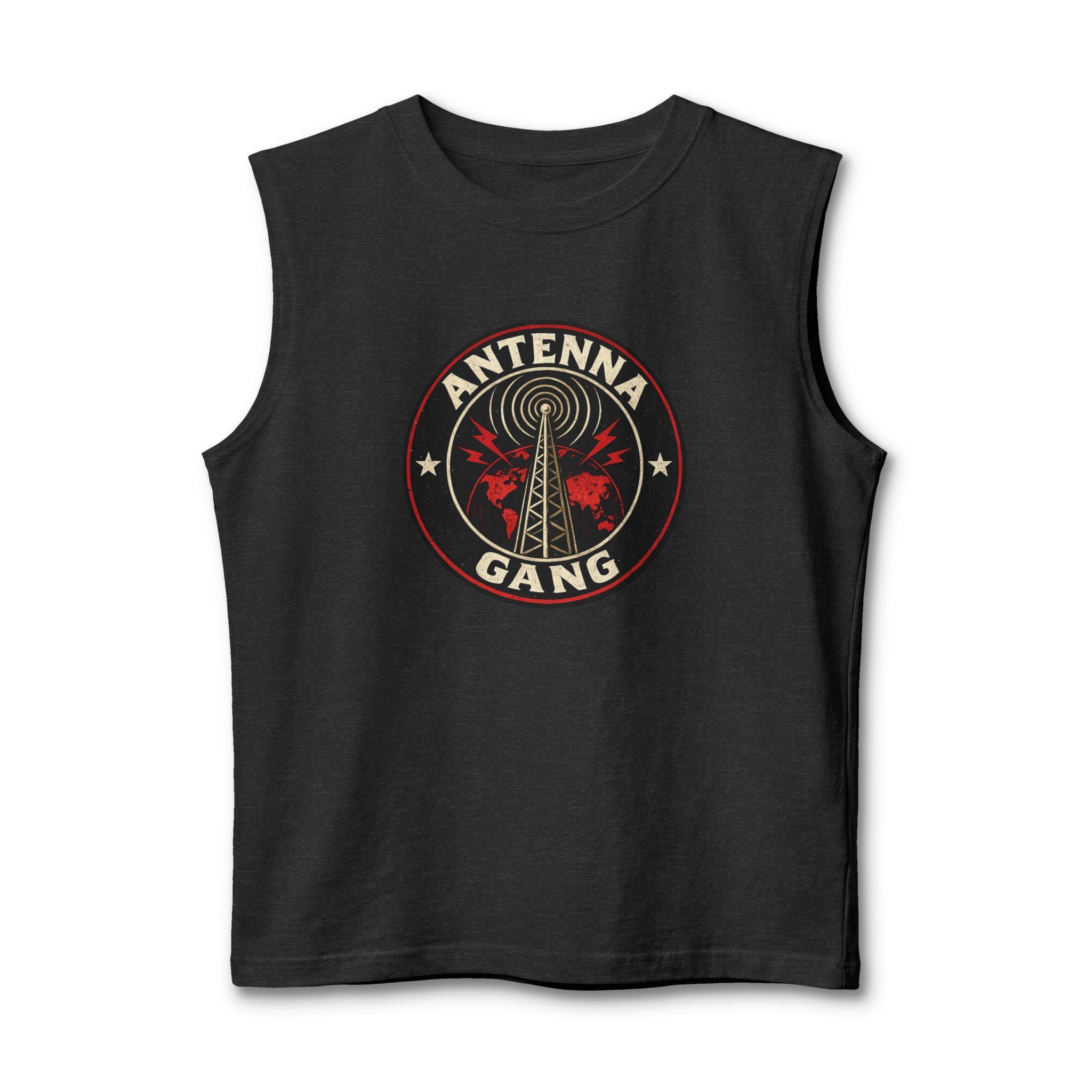 Antenna Gang Radio Tower Muscle Tank