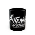 Antenna Nation Black Coffee Mug