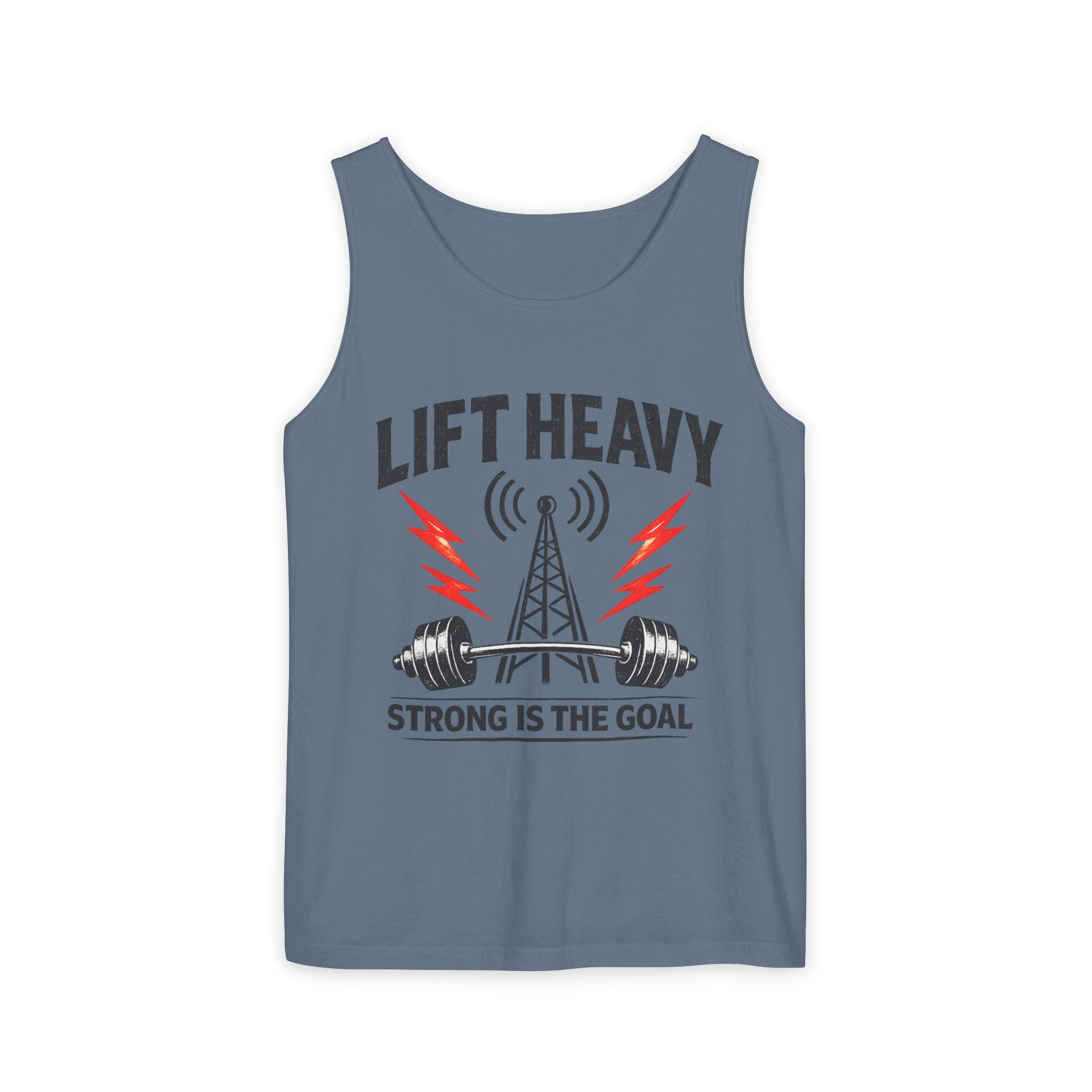 "Lift Heavy, Strong Is The Goal" Tank Top