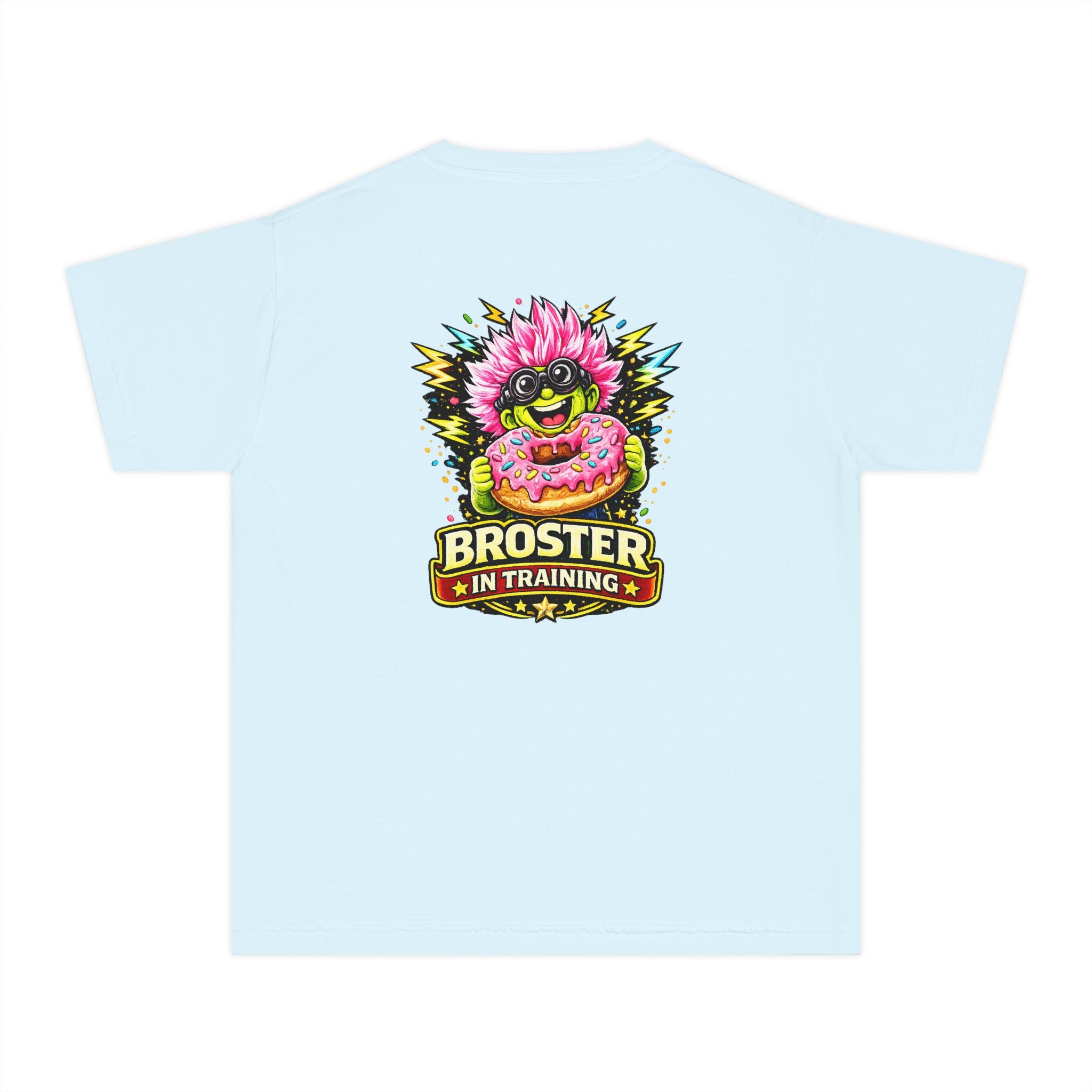 "Broster In Training" Cute Monster Donut Youth T-Shirt