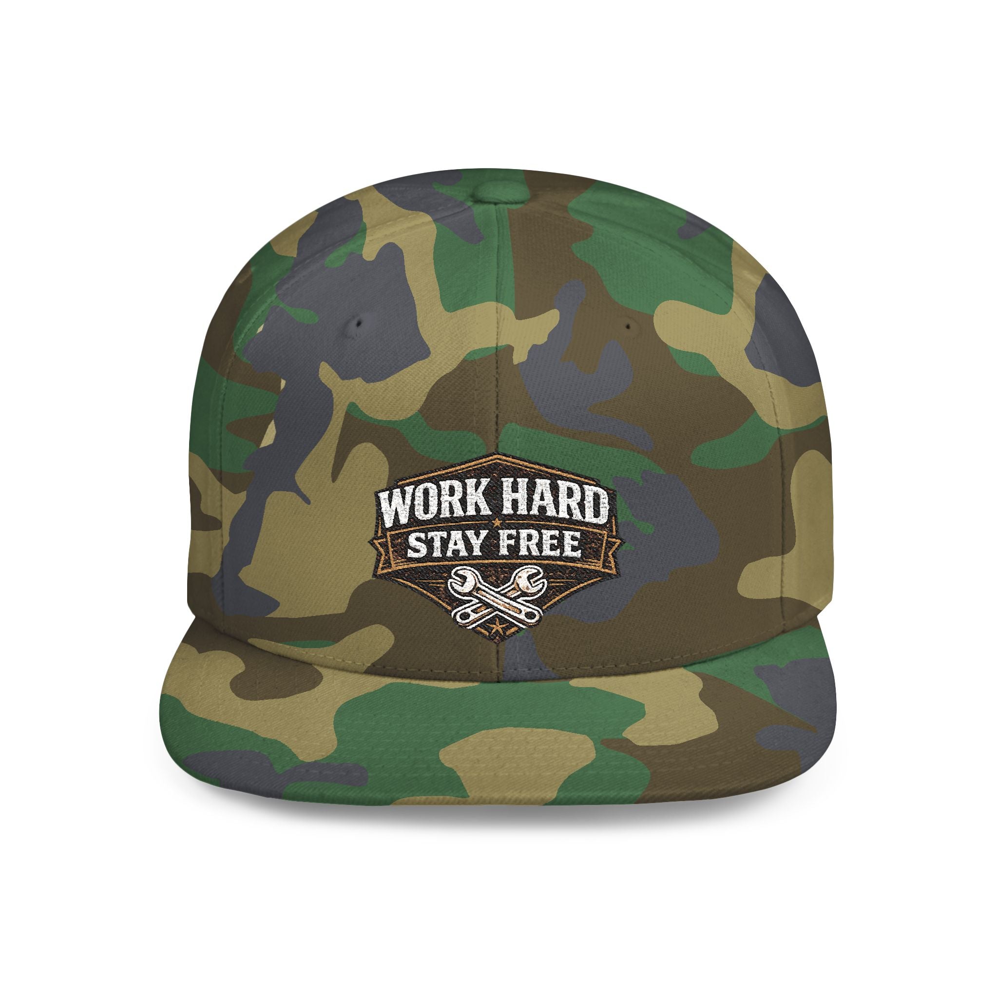 "Work Hard Stay Free" Snapback Hat