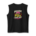 Broster “I See You” Muscle Tank — Retro Horror Punk Graphic