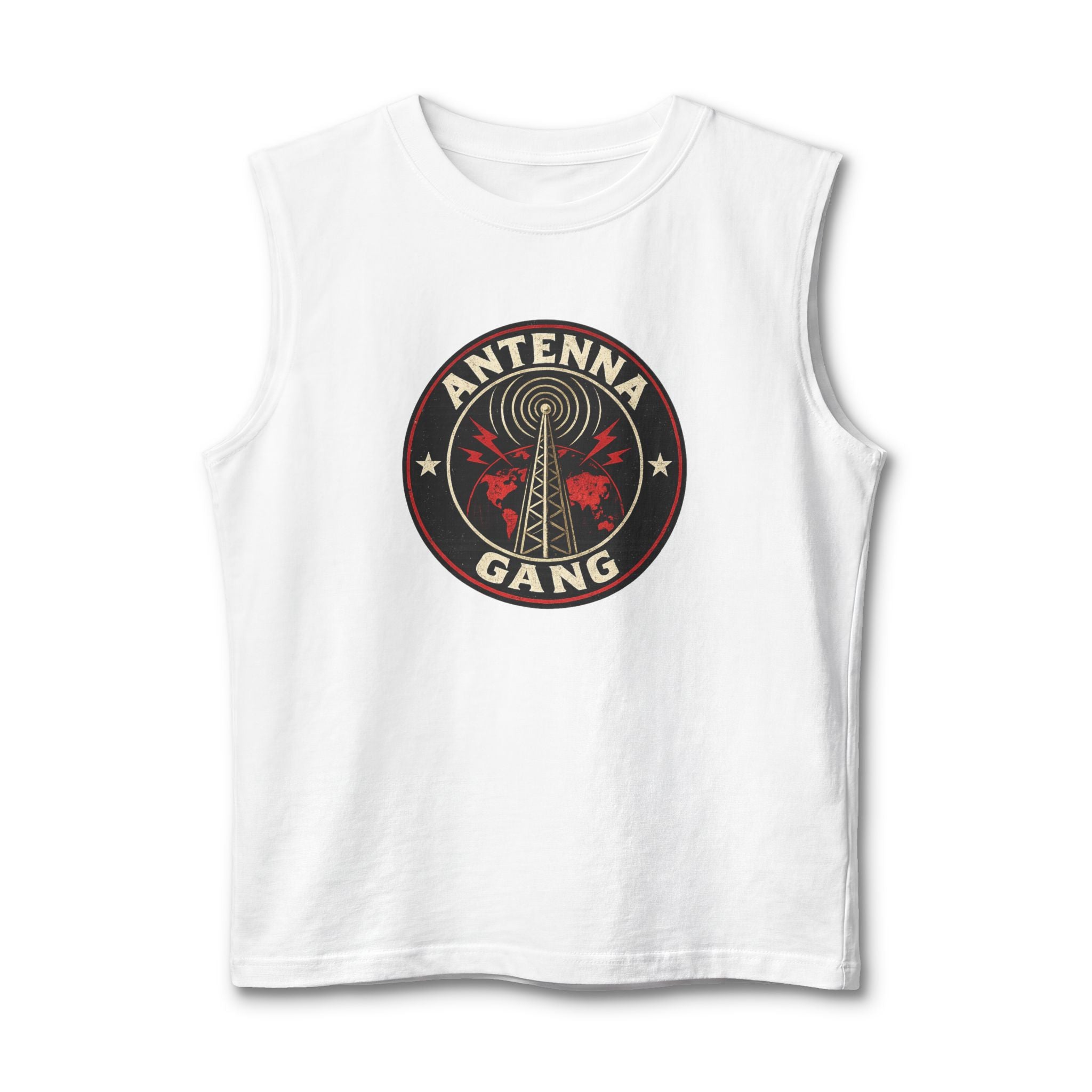 Antenna Gang Radio Tower Muscle Tank