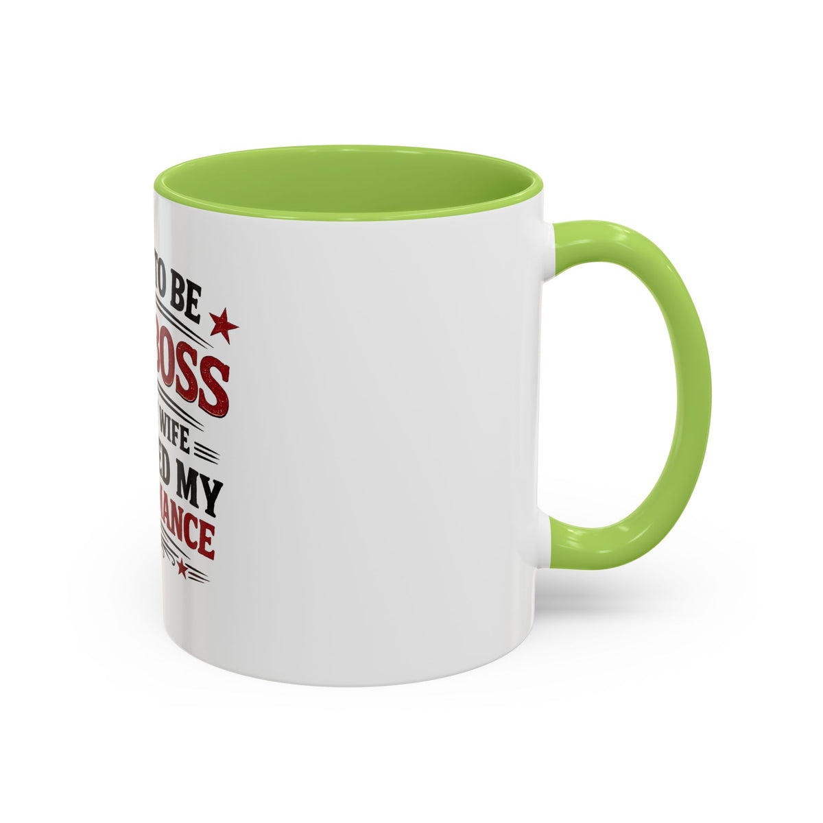 'I Used to Be The Boss' Coffee Mug