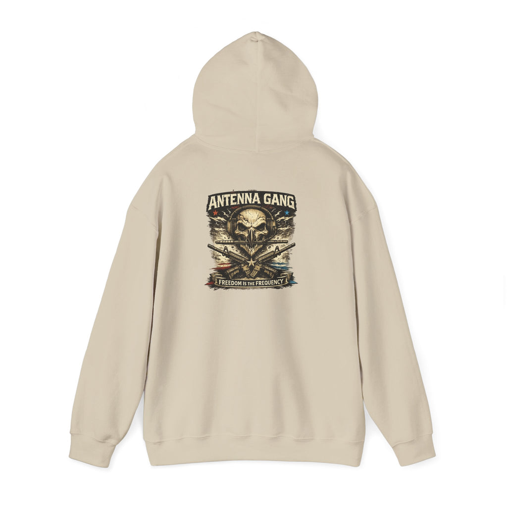Antenna Gang Skull & Crossed Rifles Hoodie