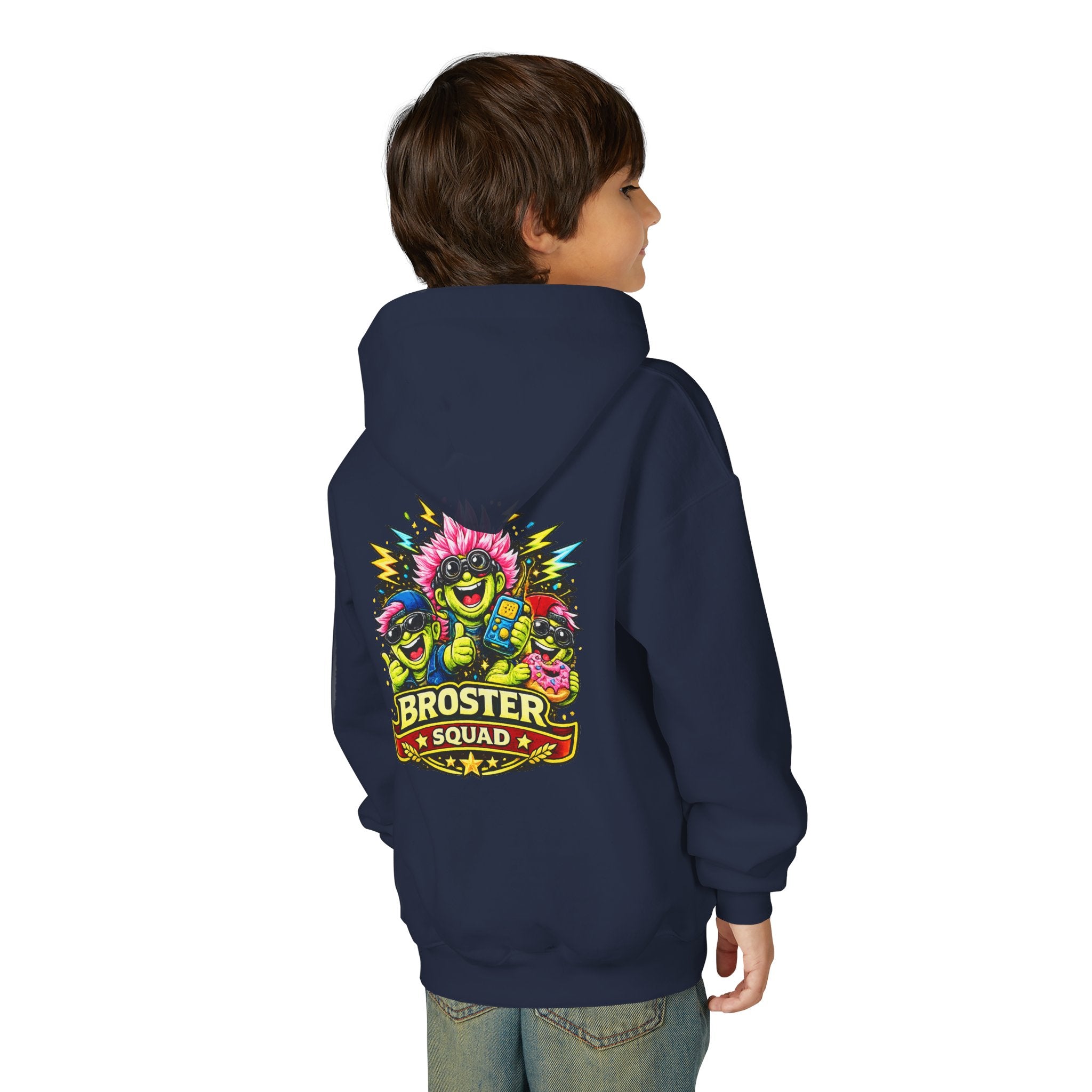 Broster Squad Neon Youth Hoodie
