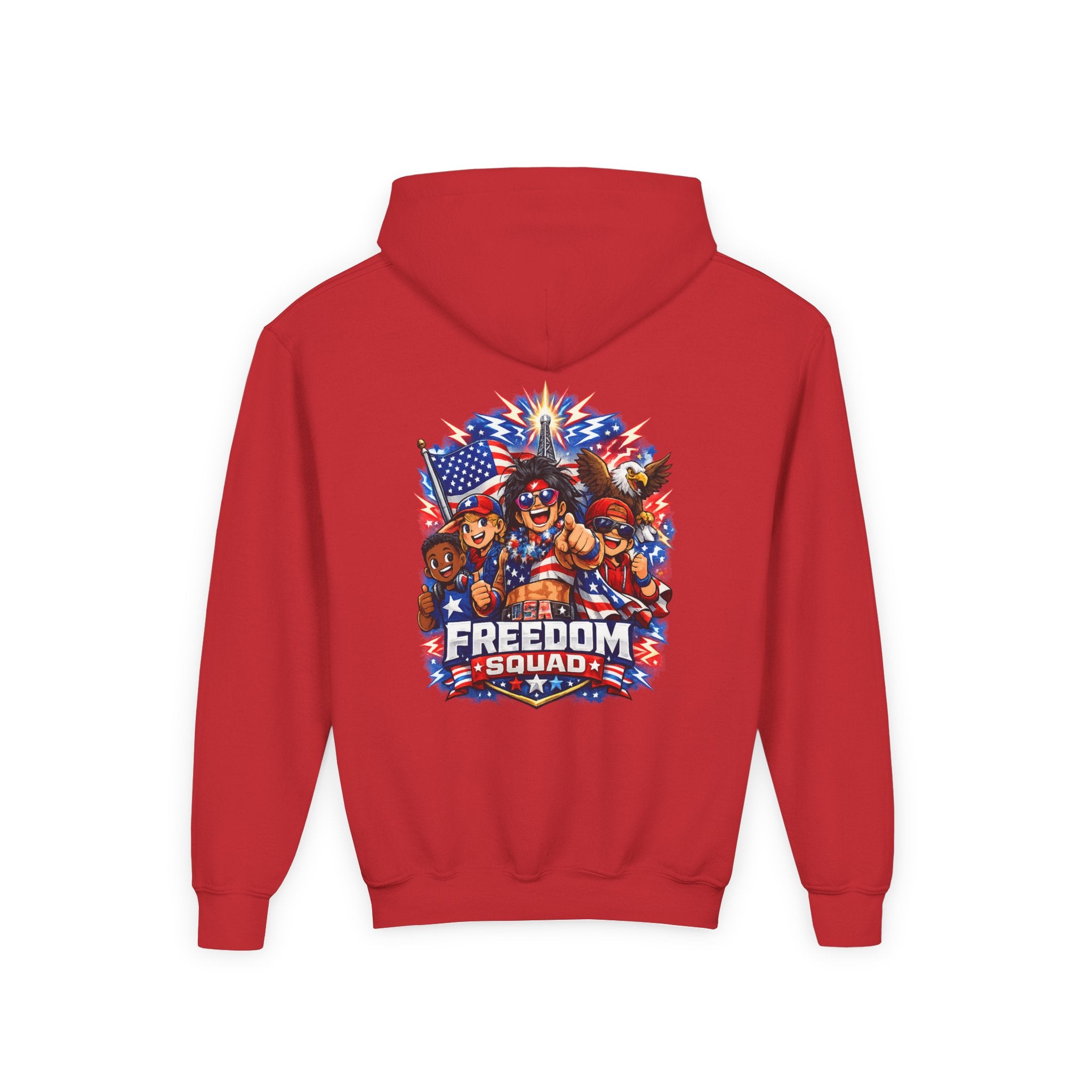 Freedom Squad Patriotic Kids Hoodie