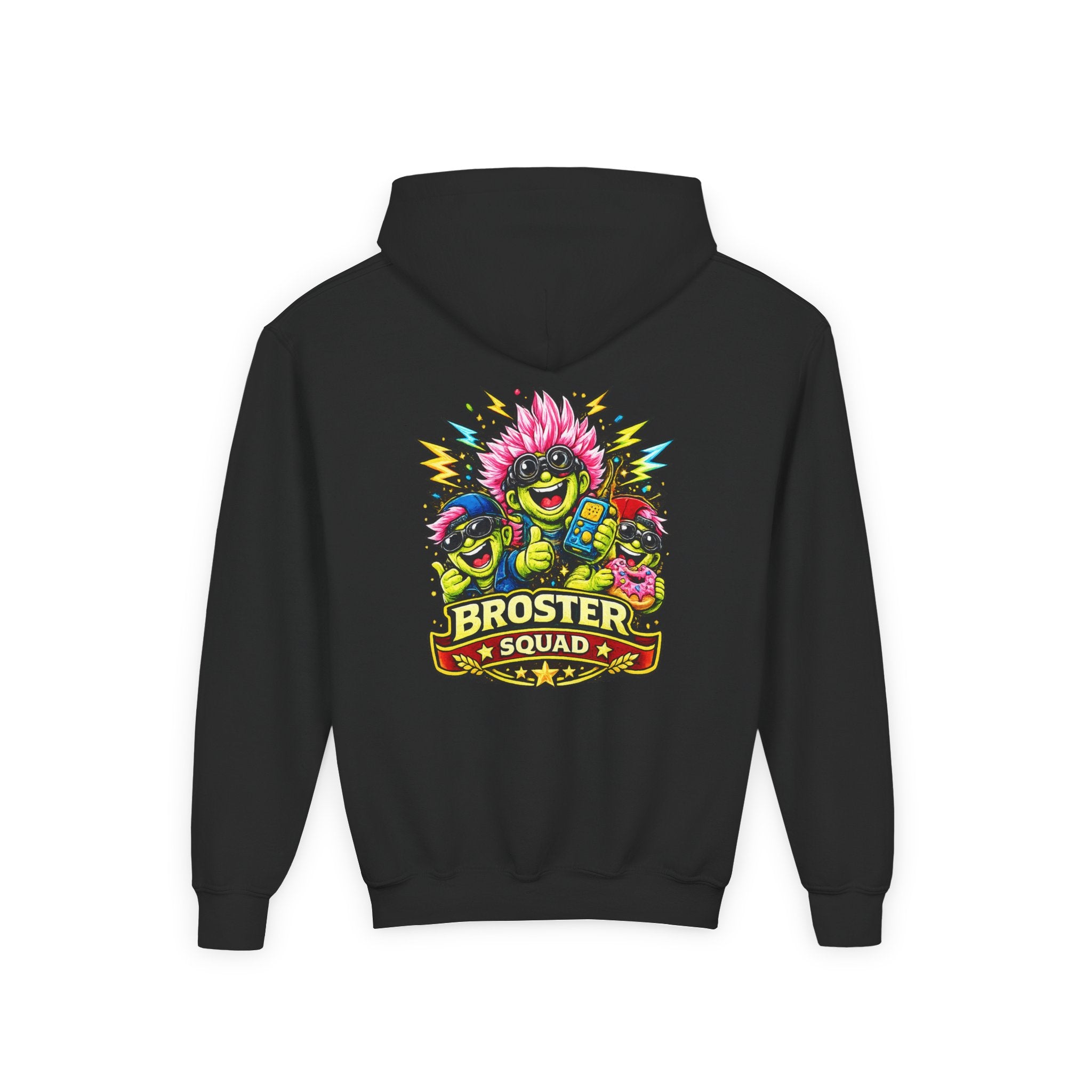 Broster Squad Neon Youth Hoodie