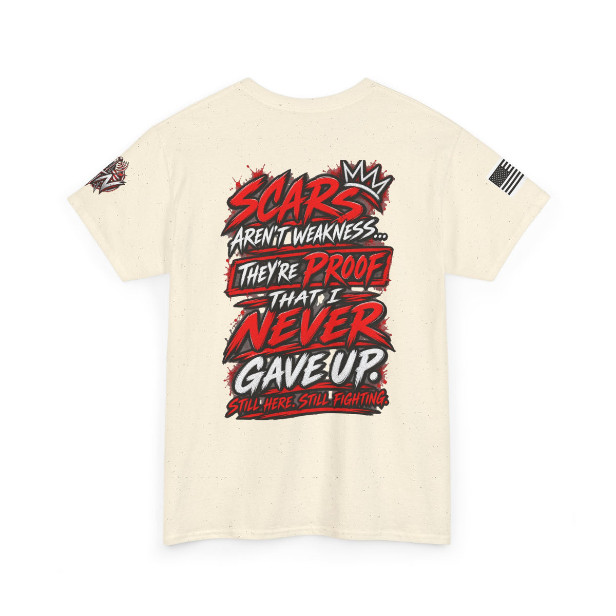 Scars Aren't Weakness Tee — Inspirational Men's/Women's Motivational T-Shirt
