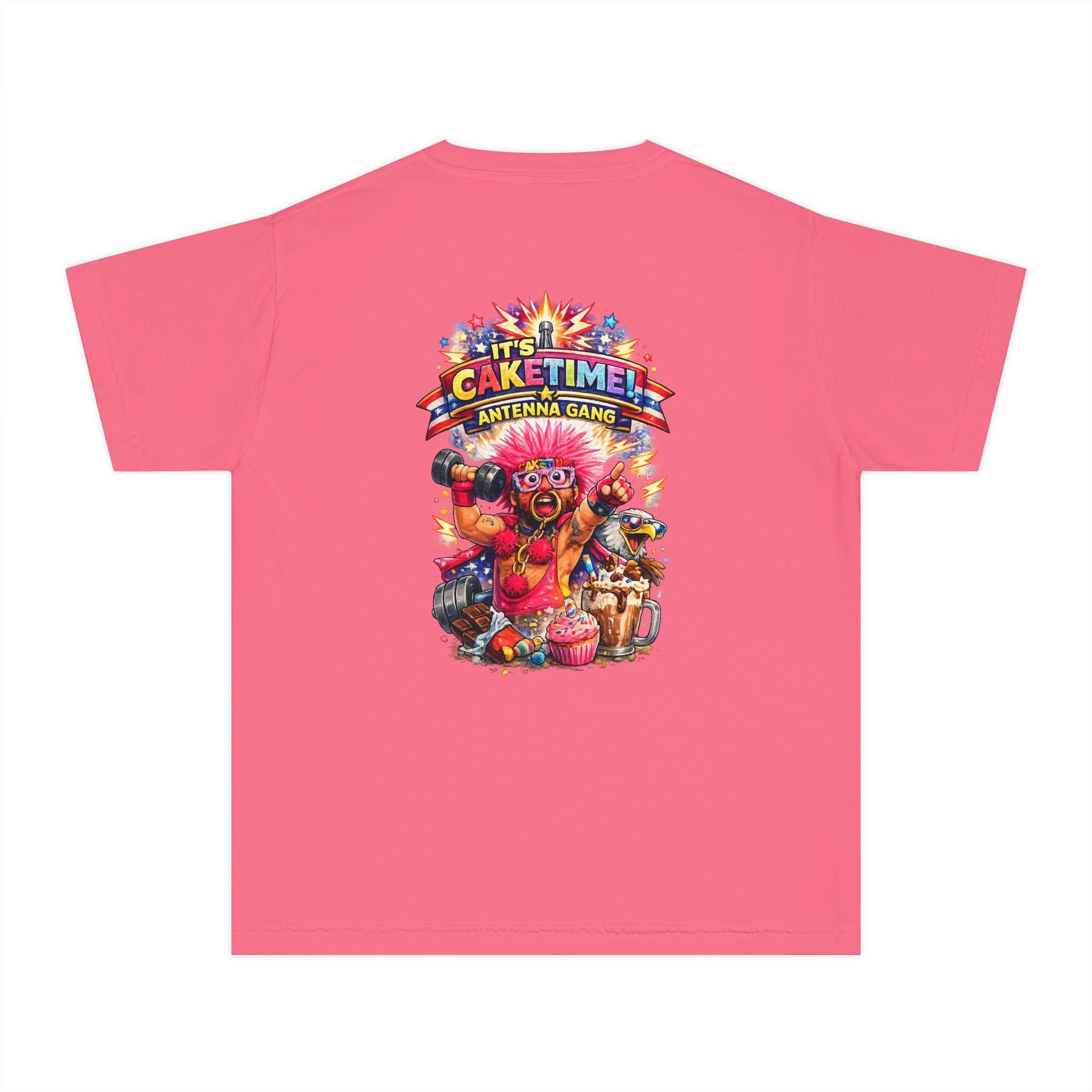 Antenna Gang Colorful 'Cake Time!' T-Shirt For Kids