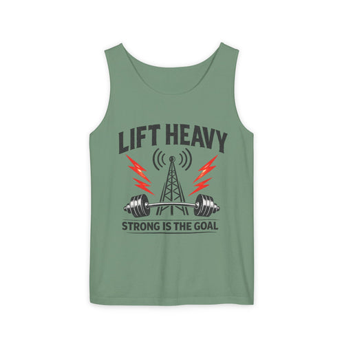 "Lift Heavy, Strong Is The Goal" Tank Top