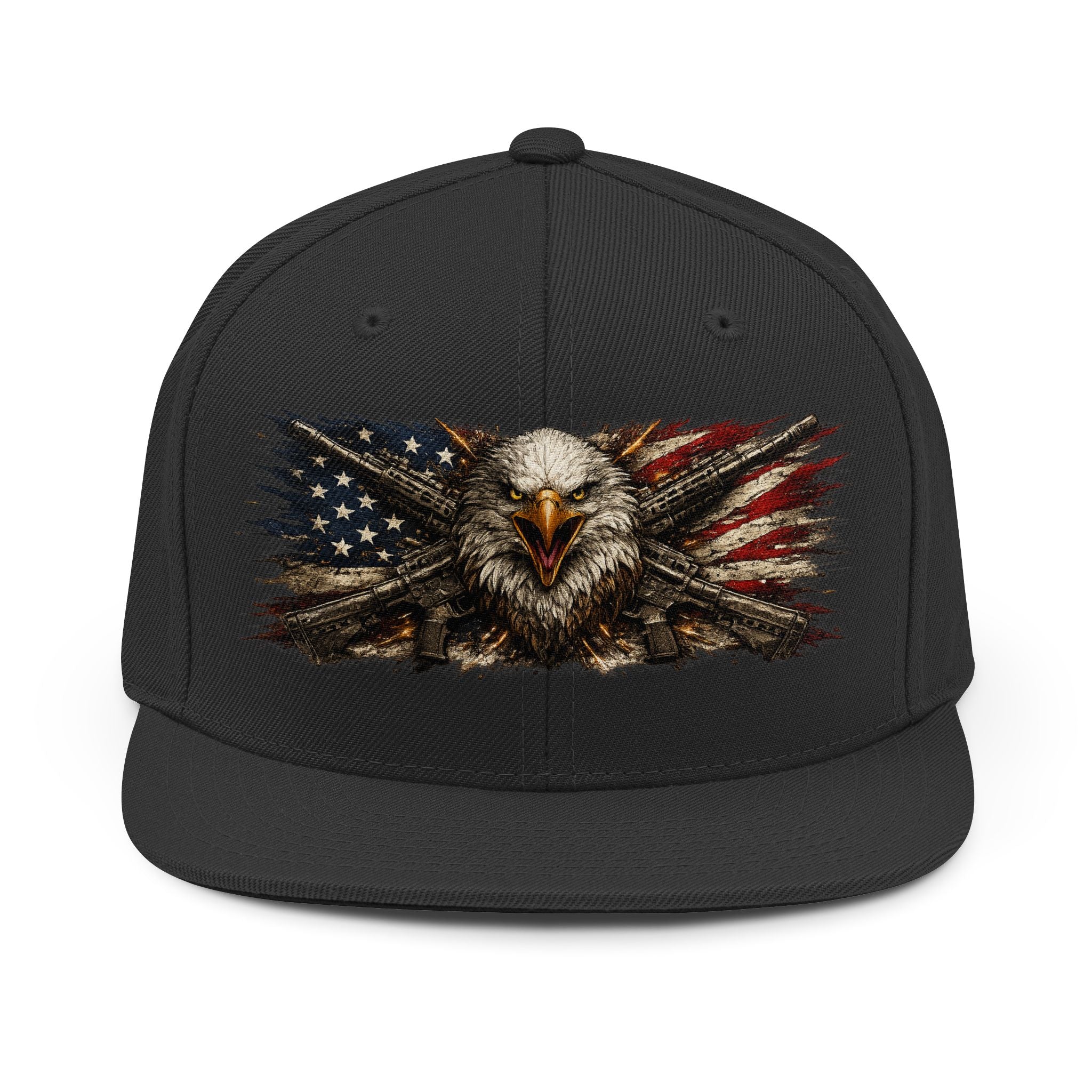 Patriotic Eagle Snapback Hat