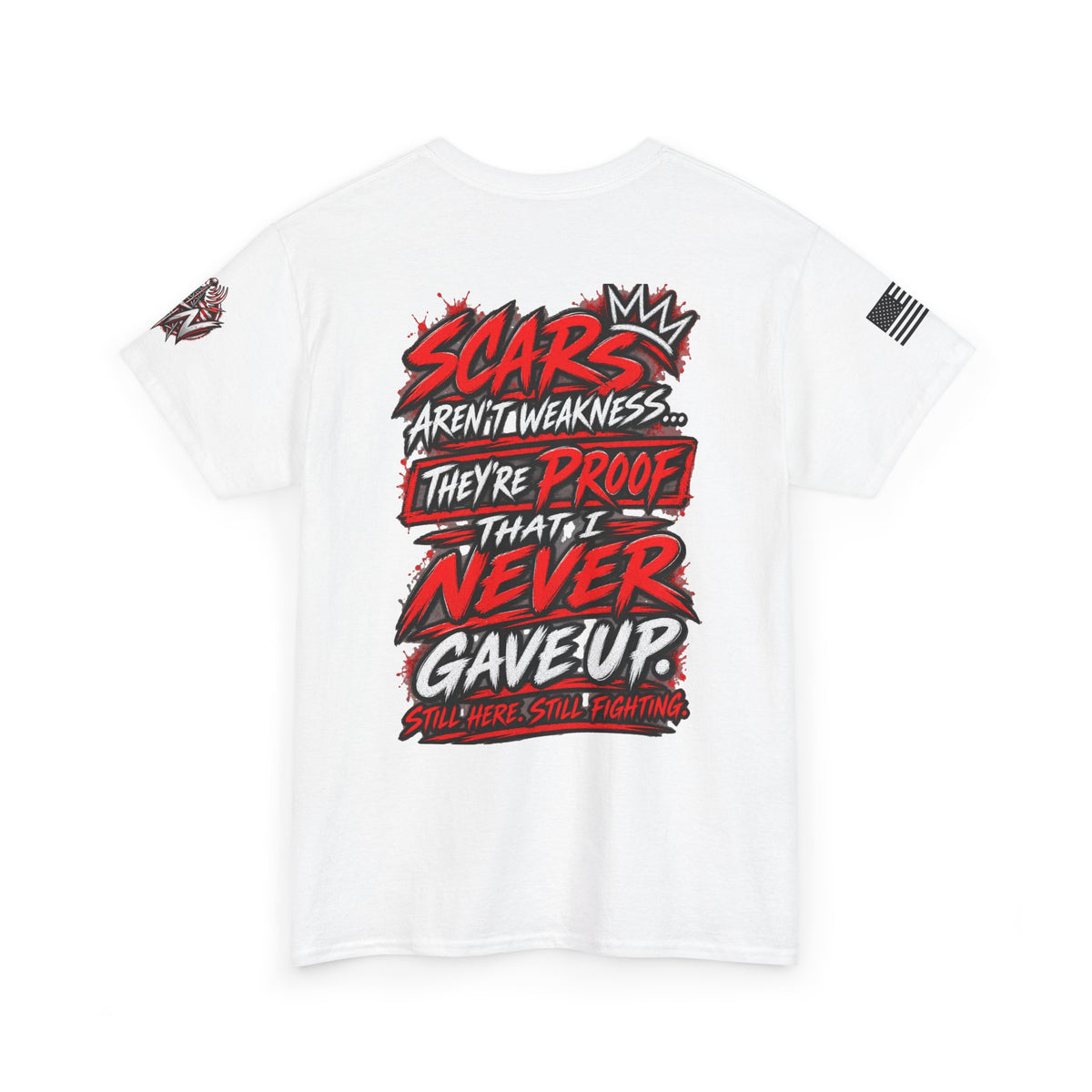 Scars Aren't Weakness Tee — Inspirational Men's/Women's Motivational T-Shirt