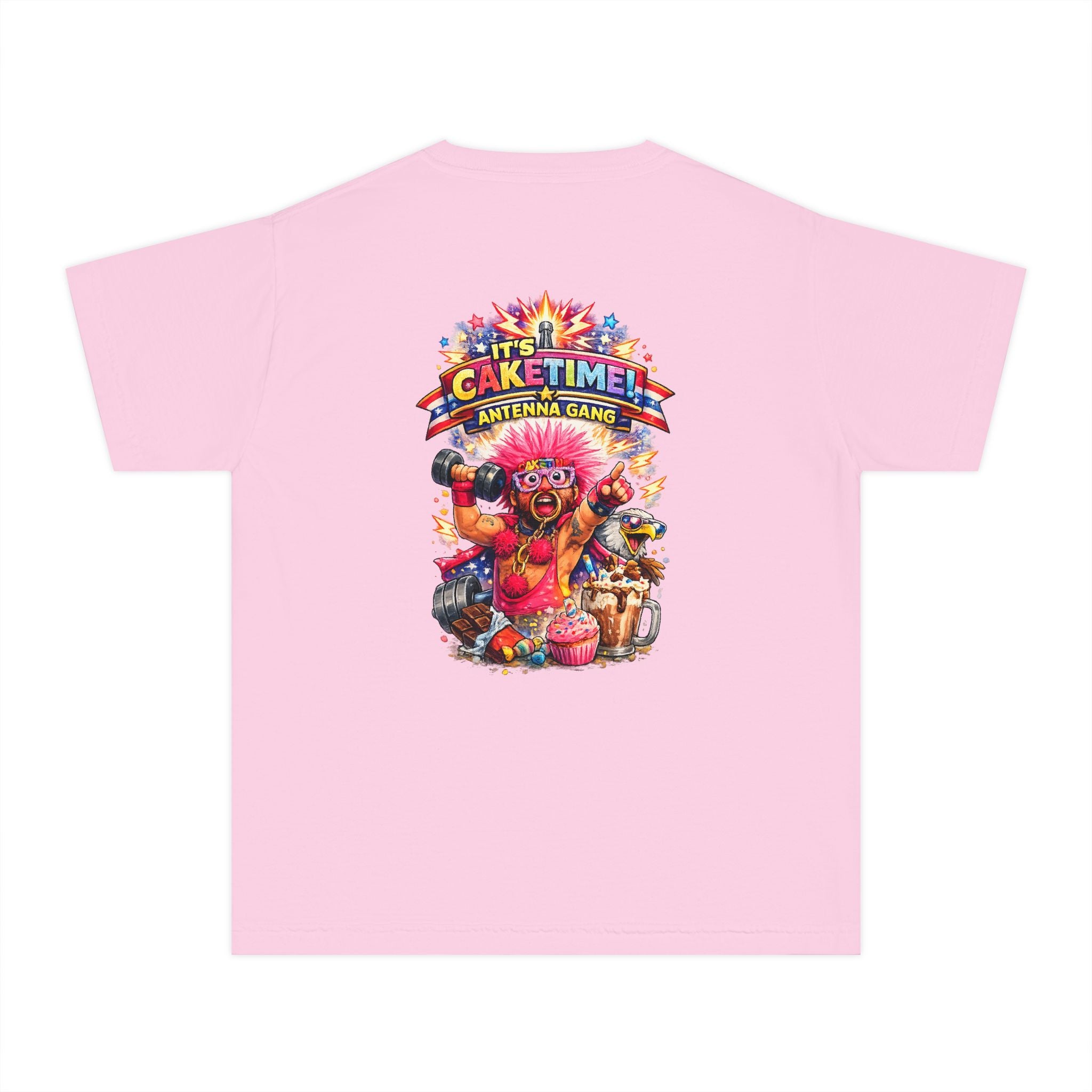 Antenna Gang Colorful 'Cake Time!' T-Shirt For Kids