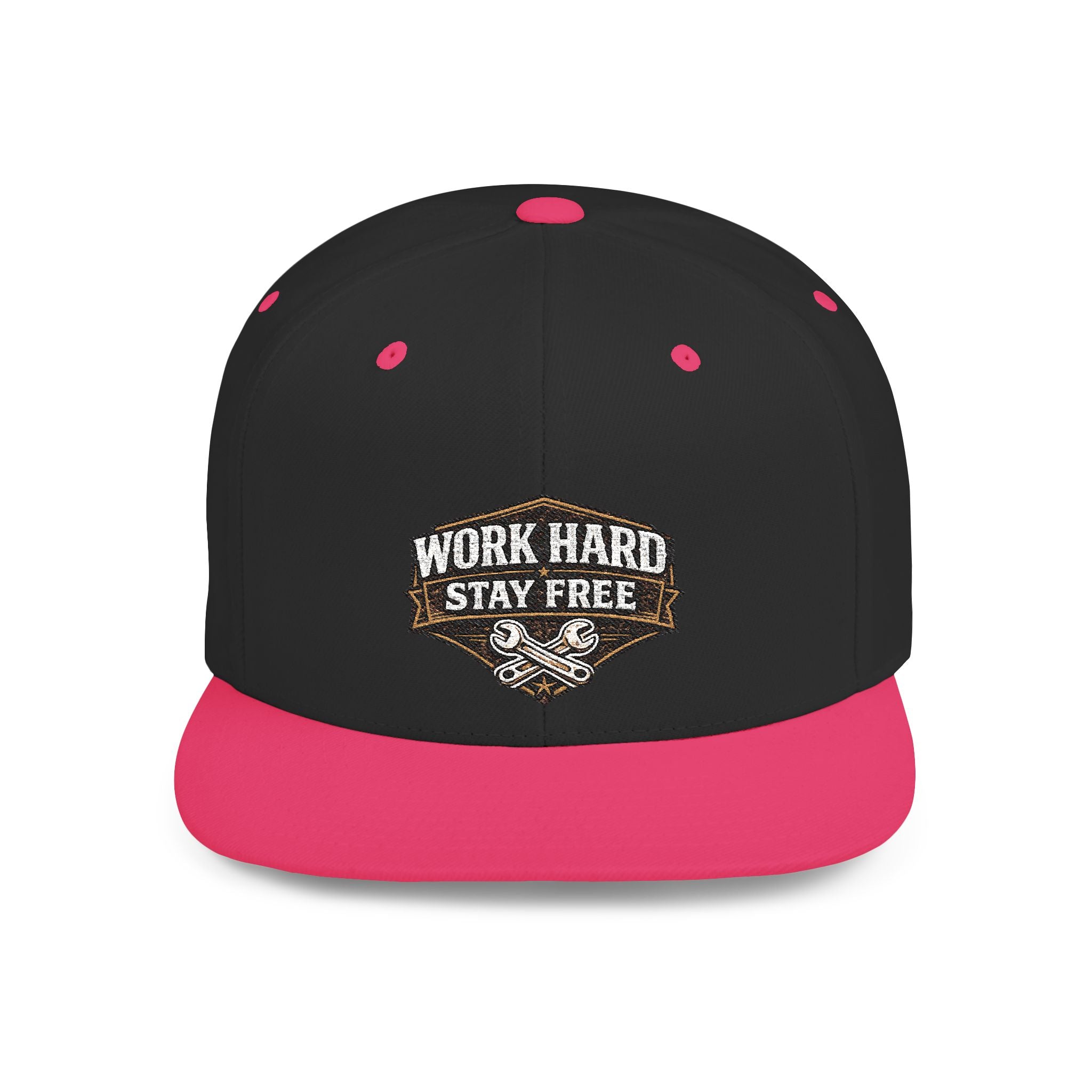 "Work Hard Stay Free" Snapback Hat